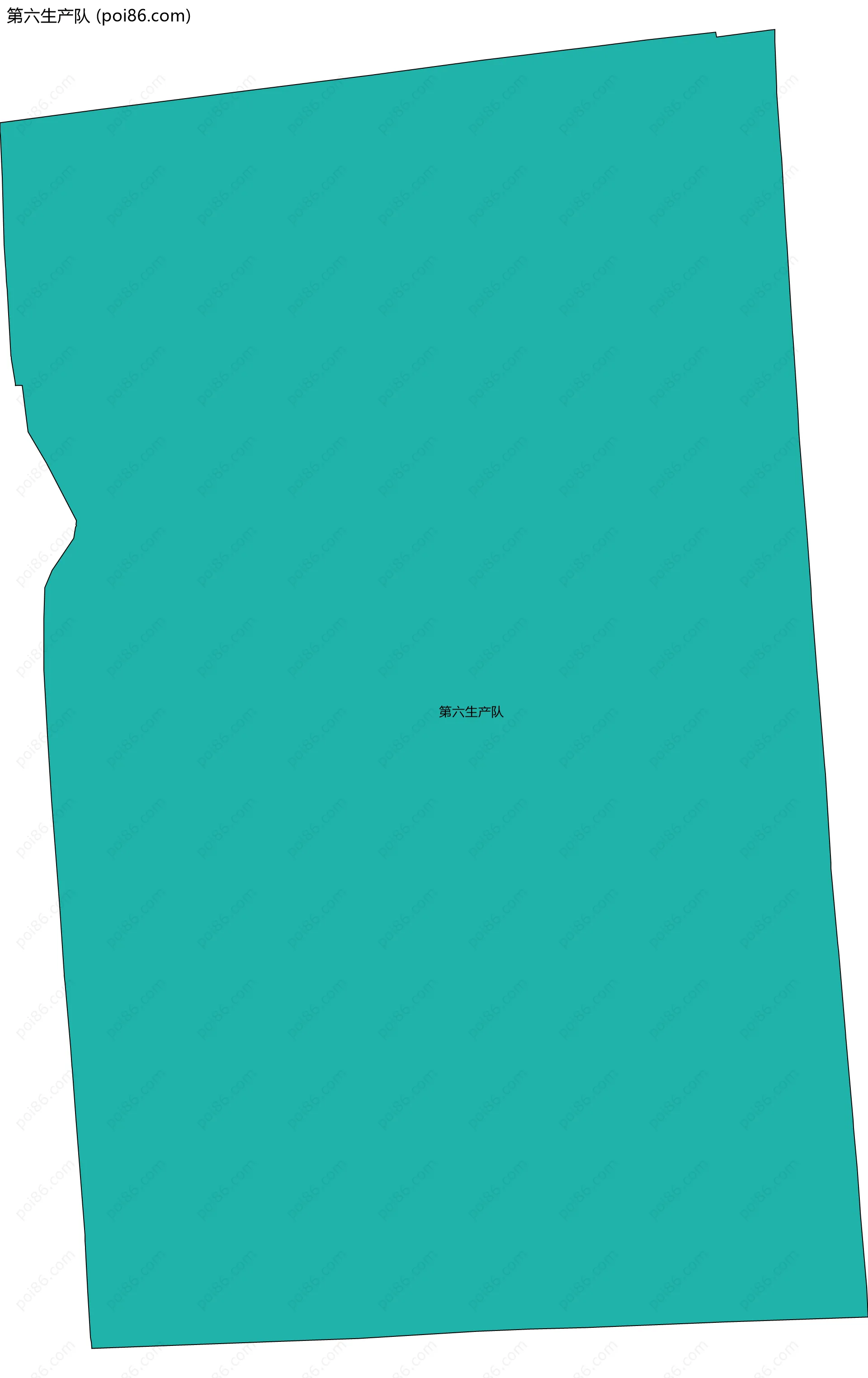 第六生产队边界地图