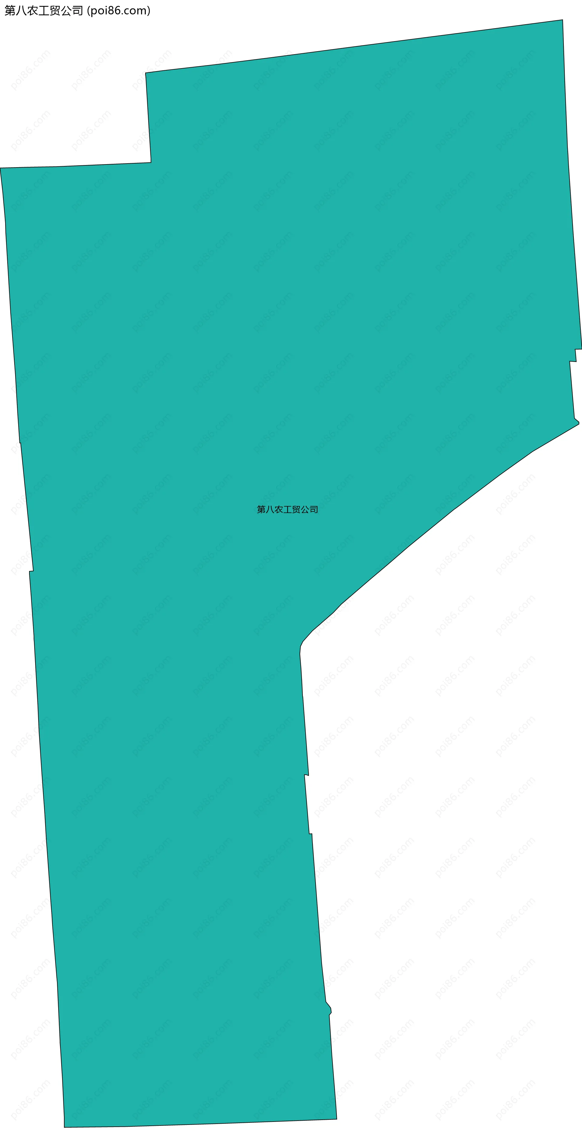 第八农工贸公司边界地图
