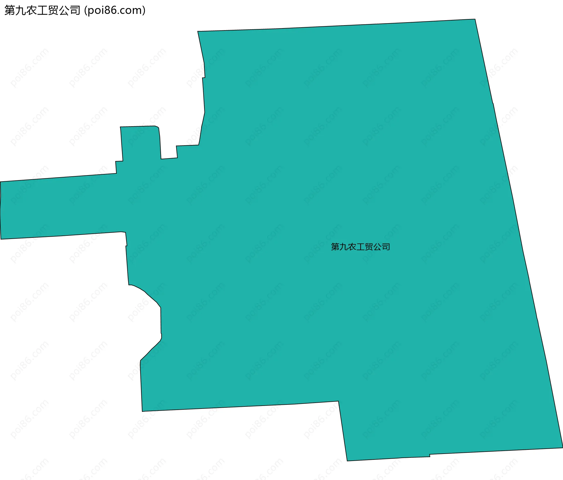 第九农工贸公司边界地图