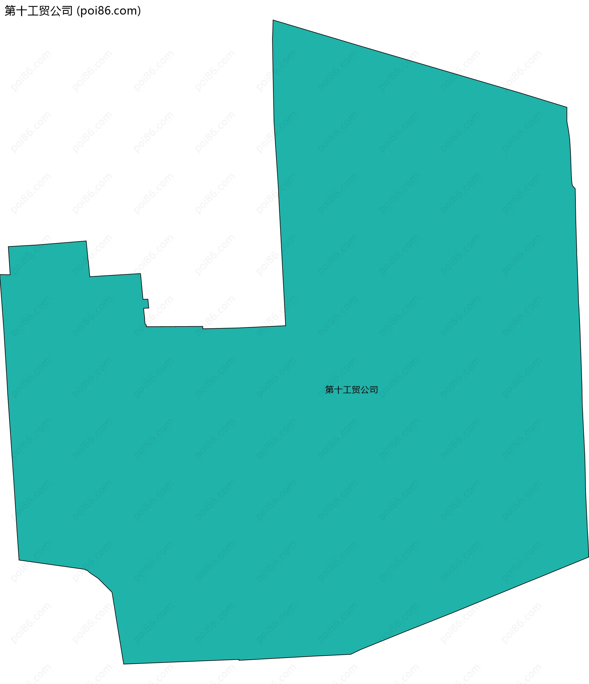 第十工贸公司边界地图