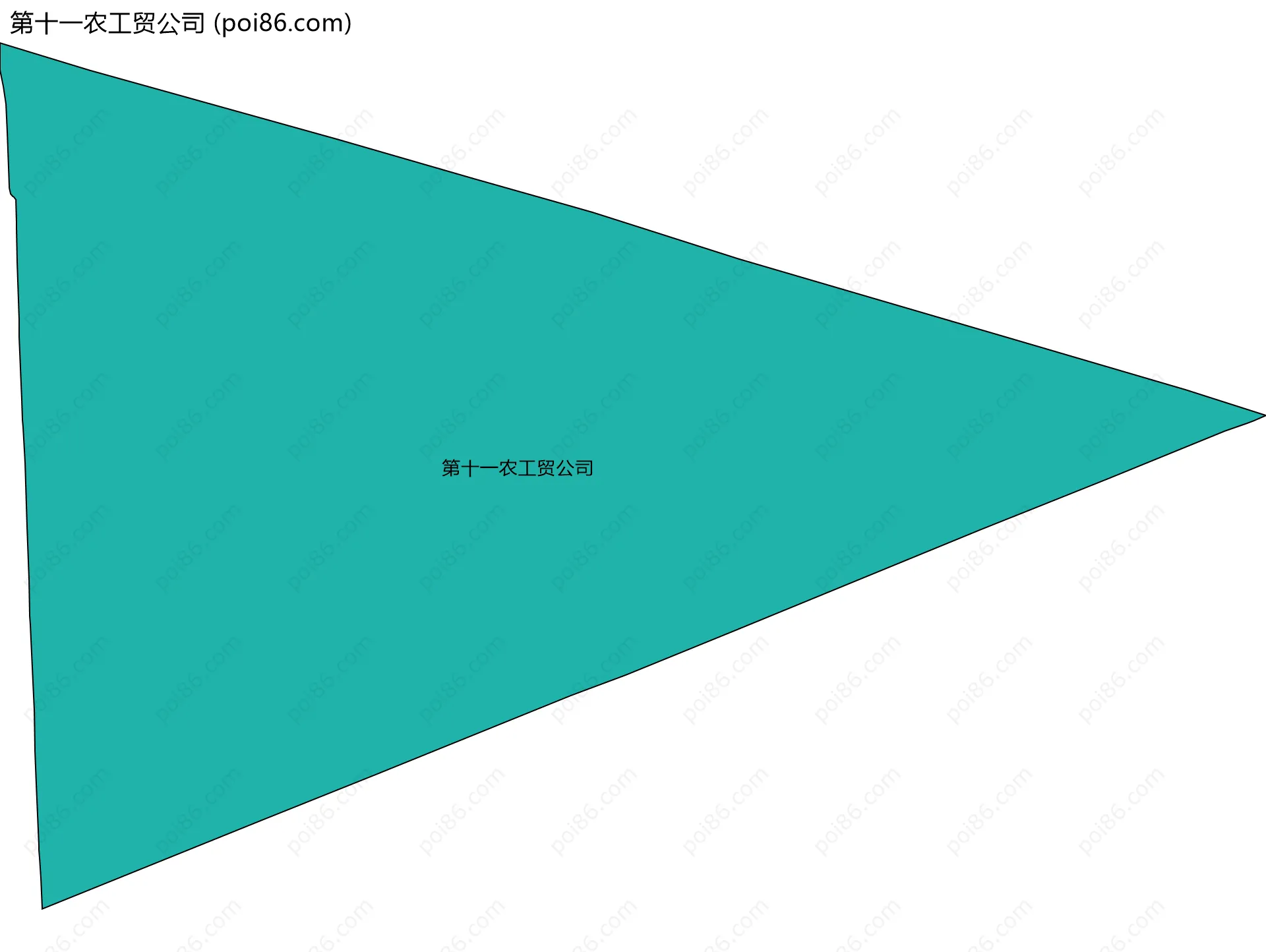 第十一农工贸公司边界地图