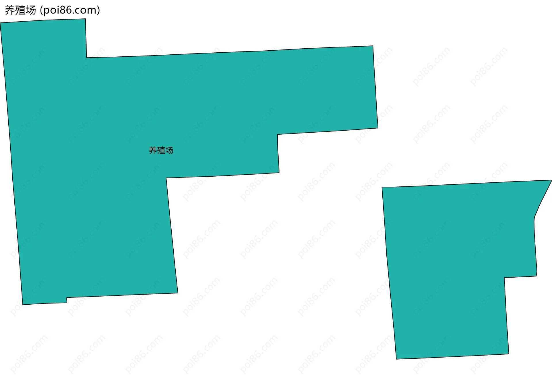 养殖场边界地图