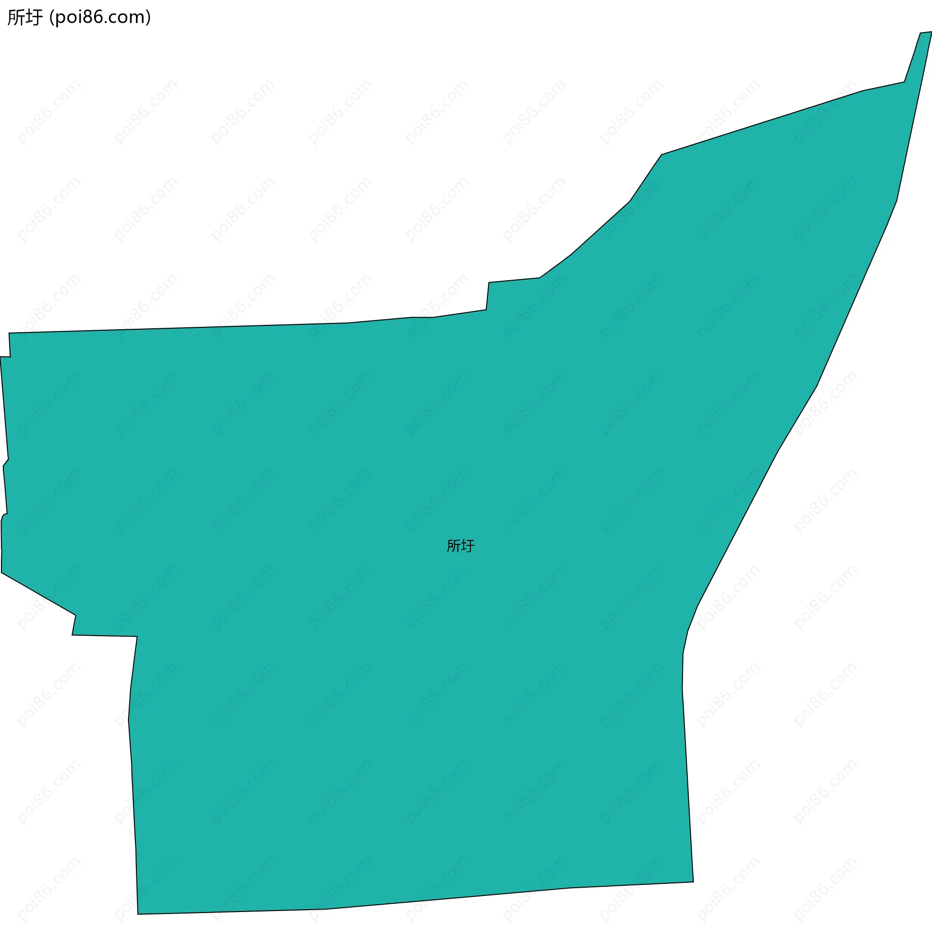 所圩边界地图