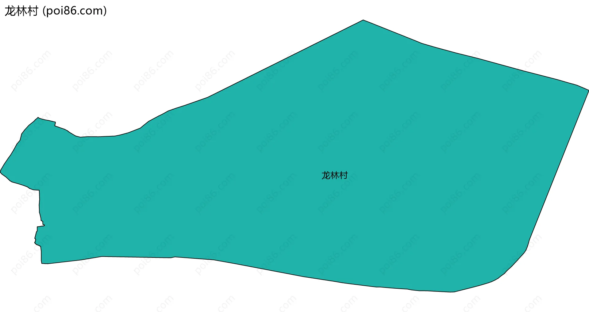 龙林村边界地图