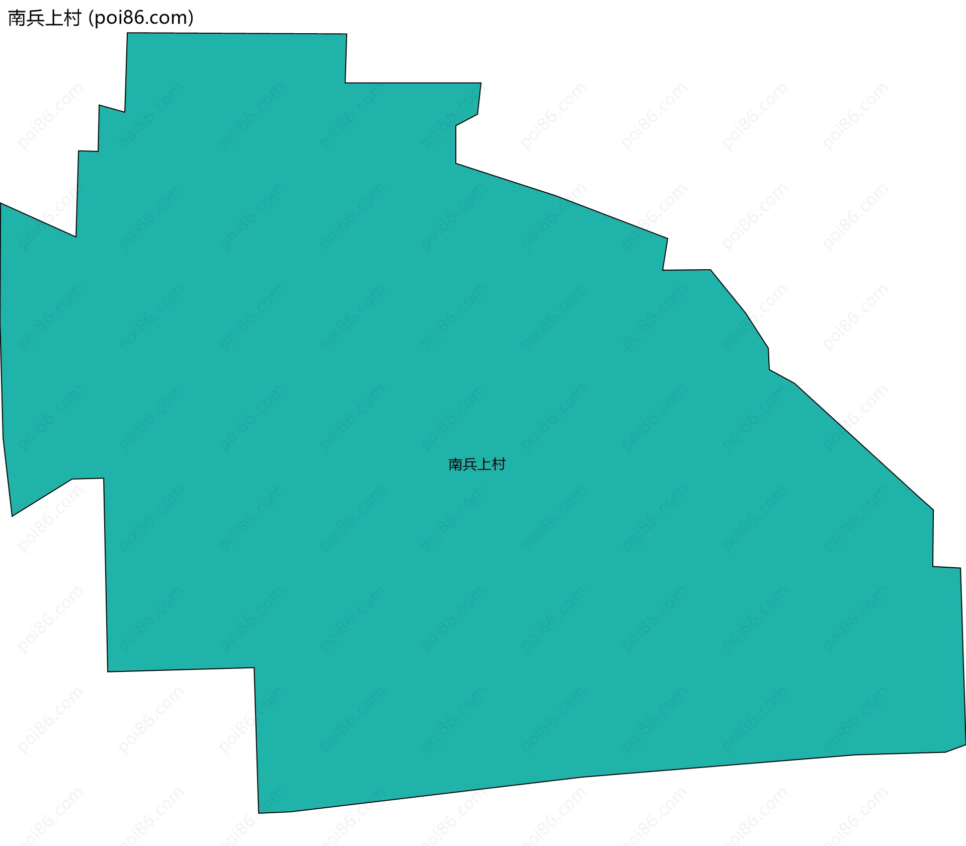 南兵上村边界地图