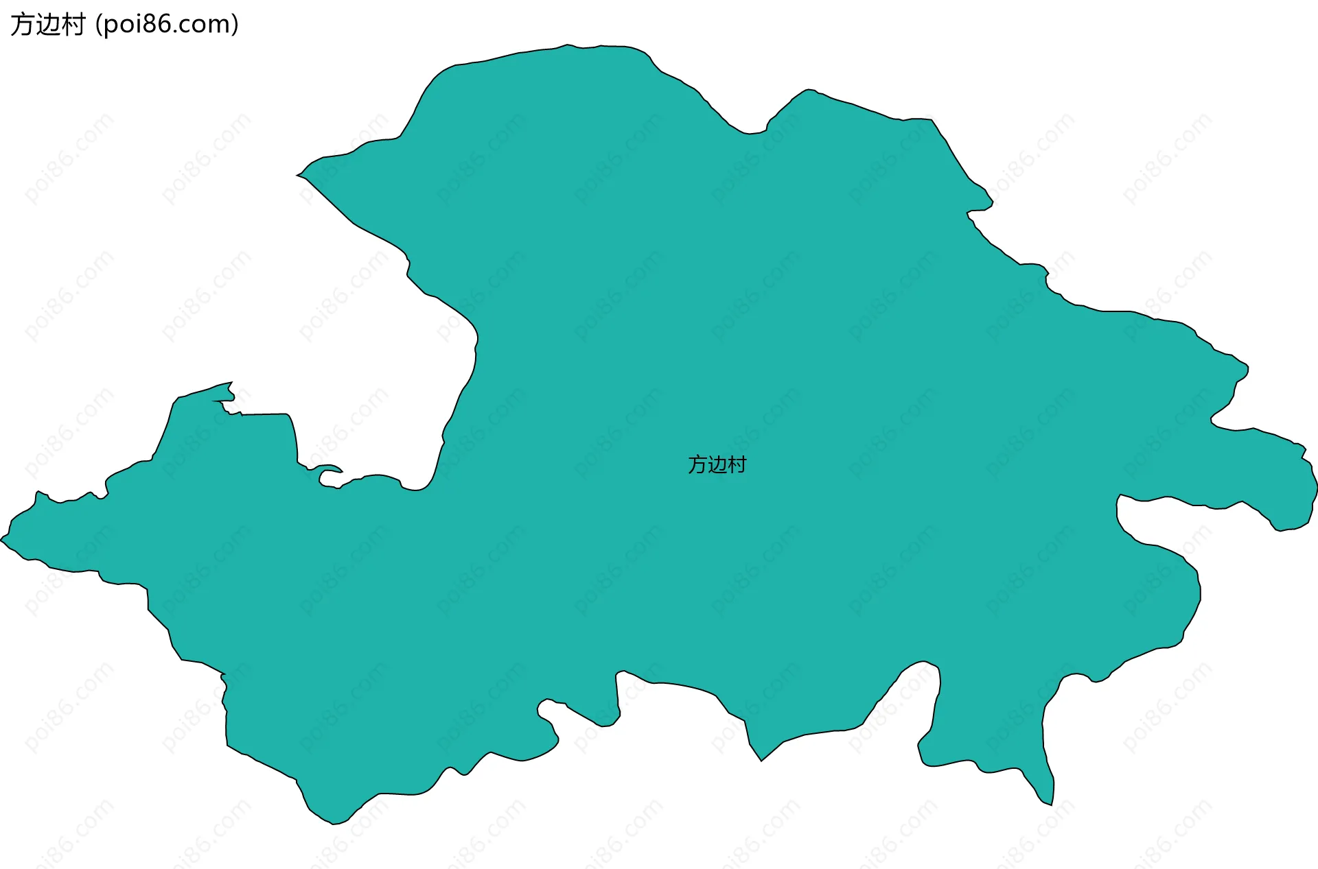 方边村边界地图