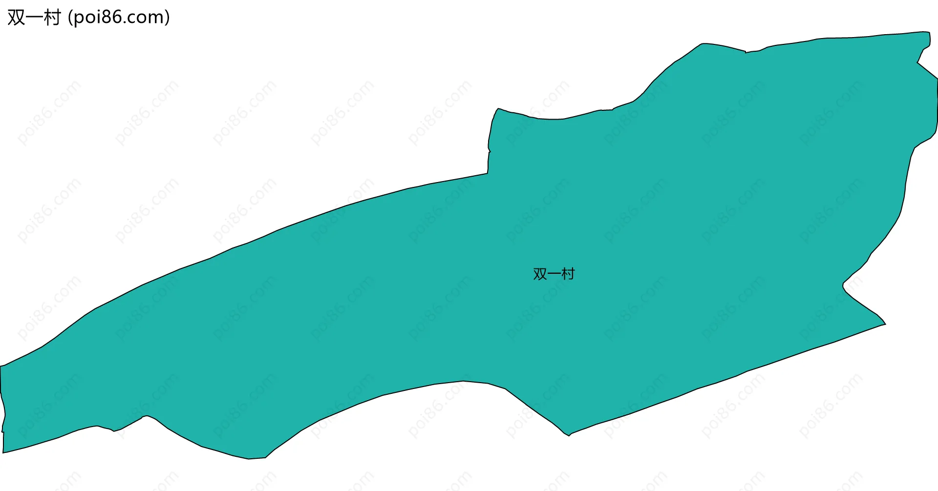 双一村边界地图