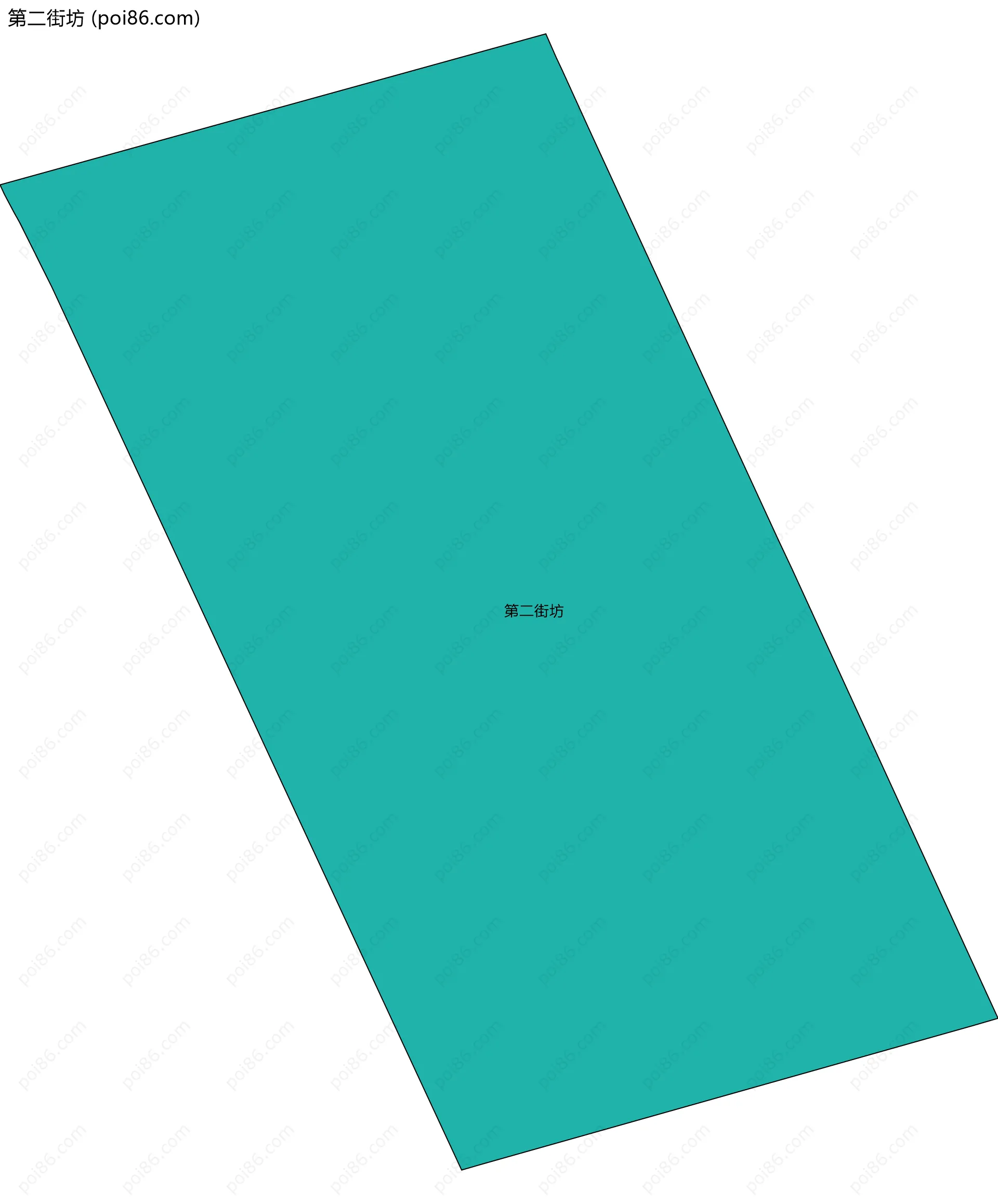 第二街坊边界地图