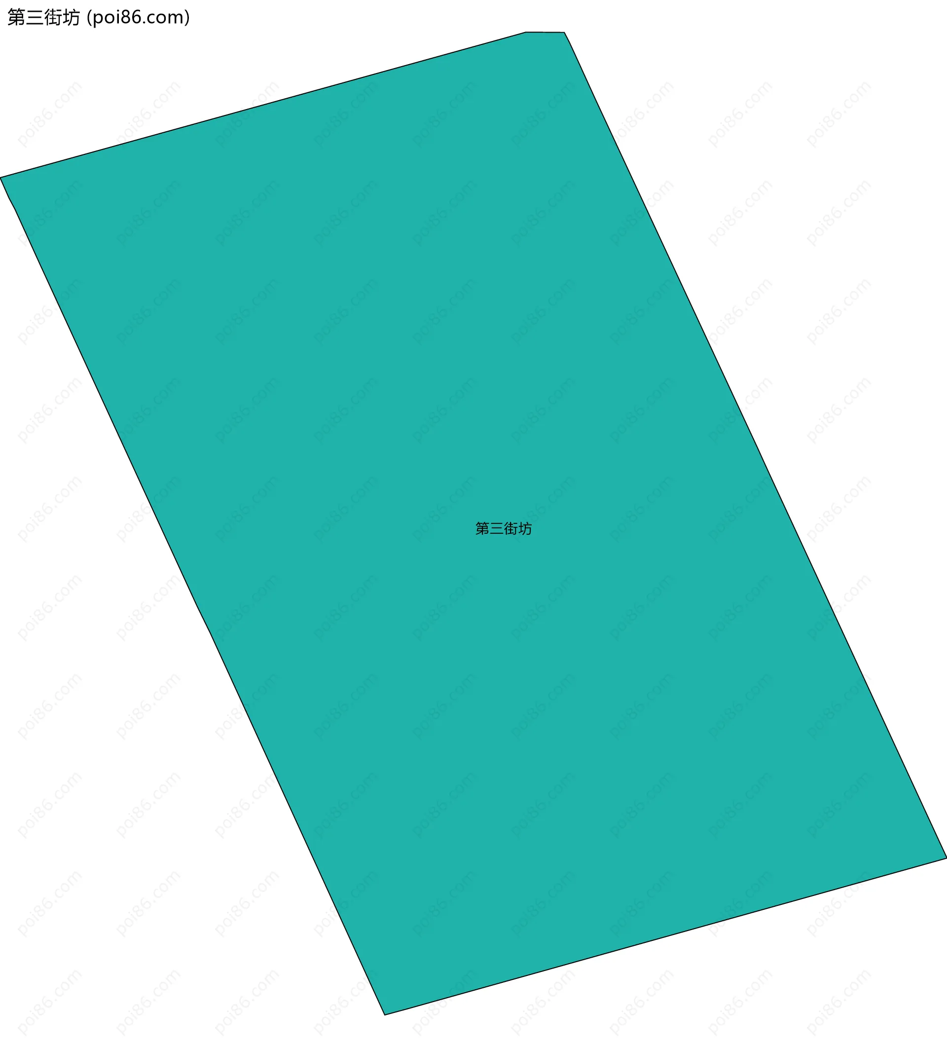 第三街坊边界地图