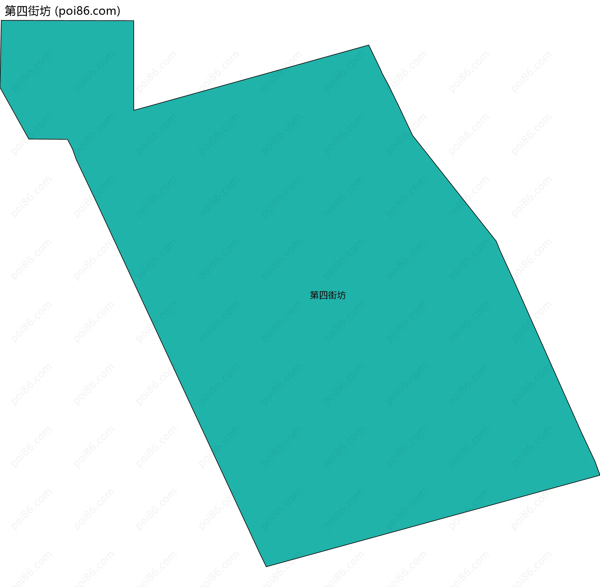 第四街坊边界地图