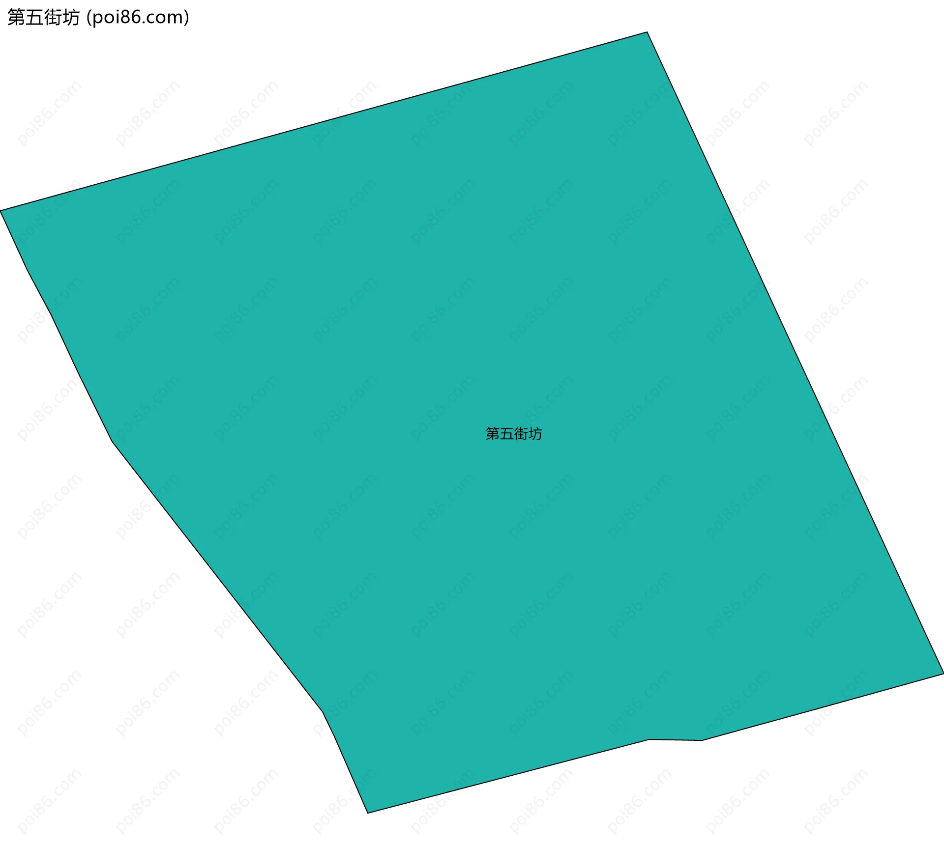 第五街坊边界地图