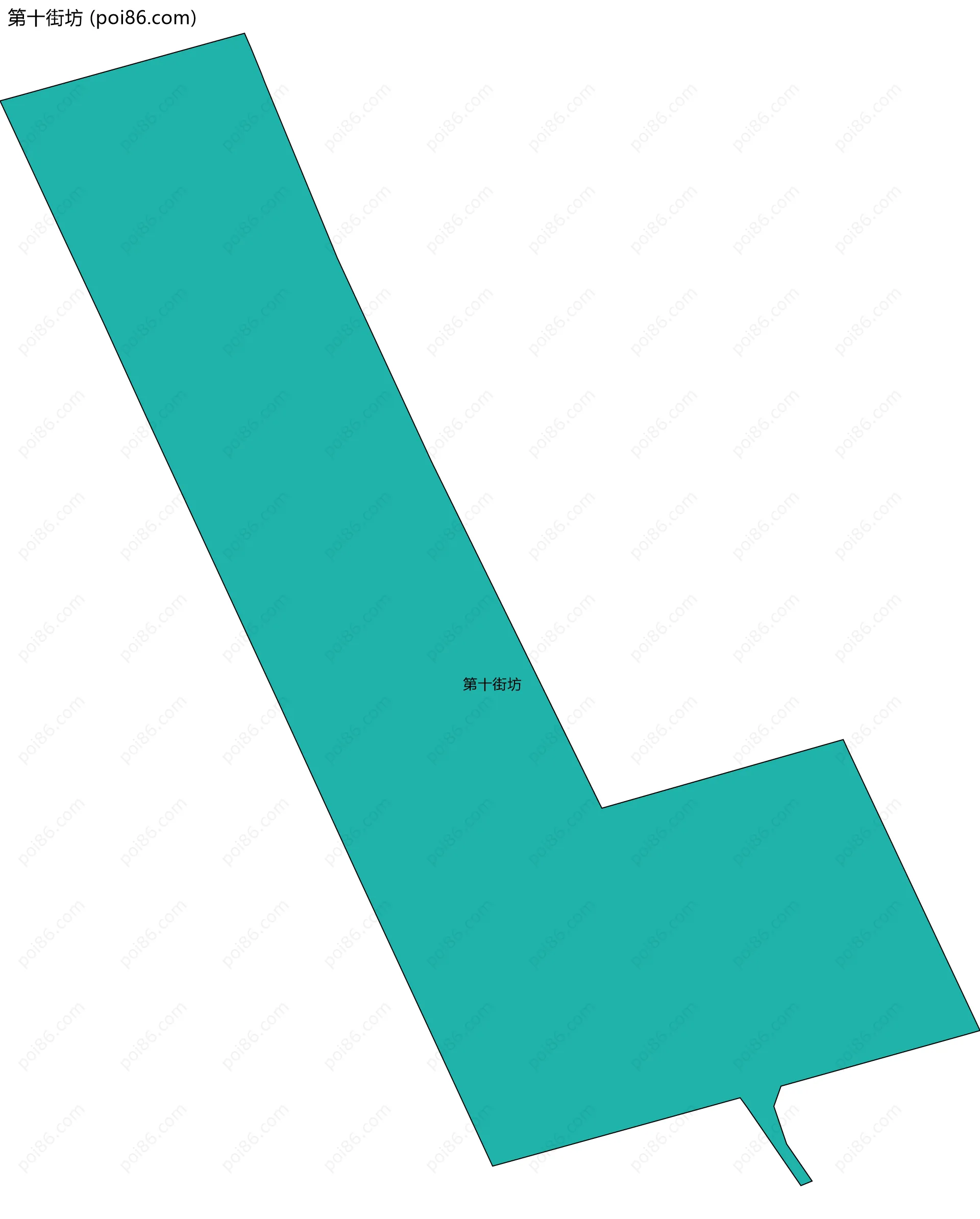 第十街坊边界地图