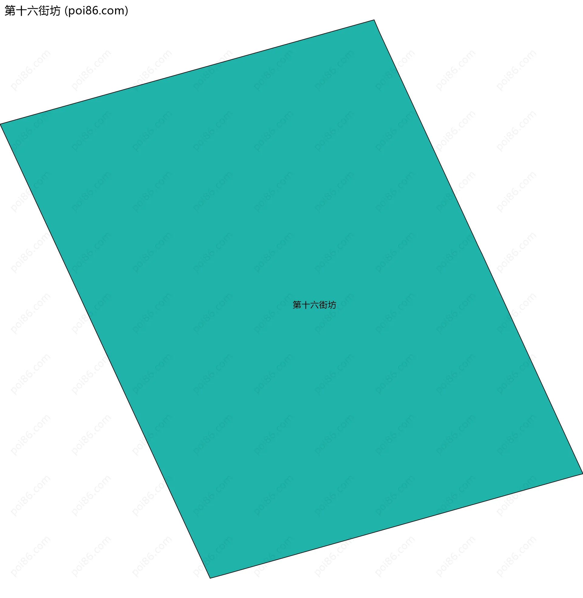 第十六街坊边界地图