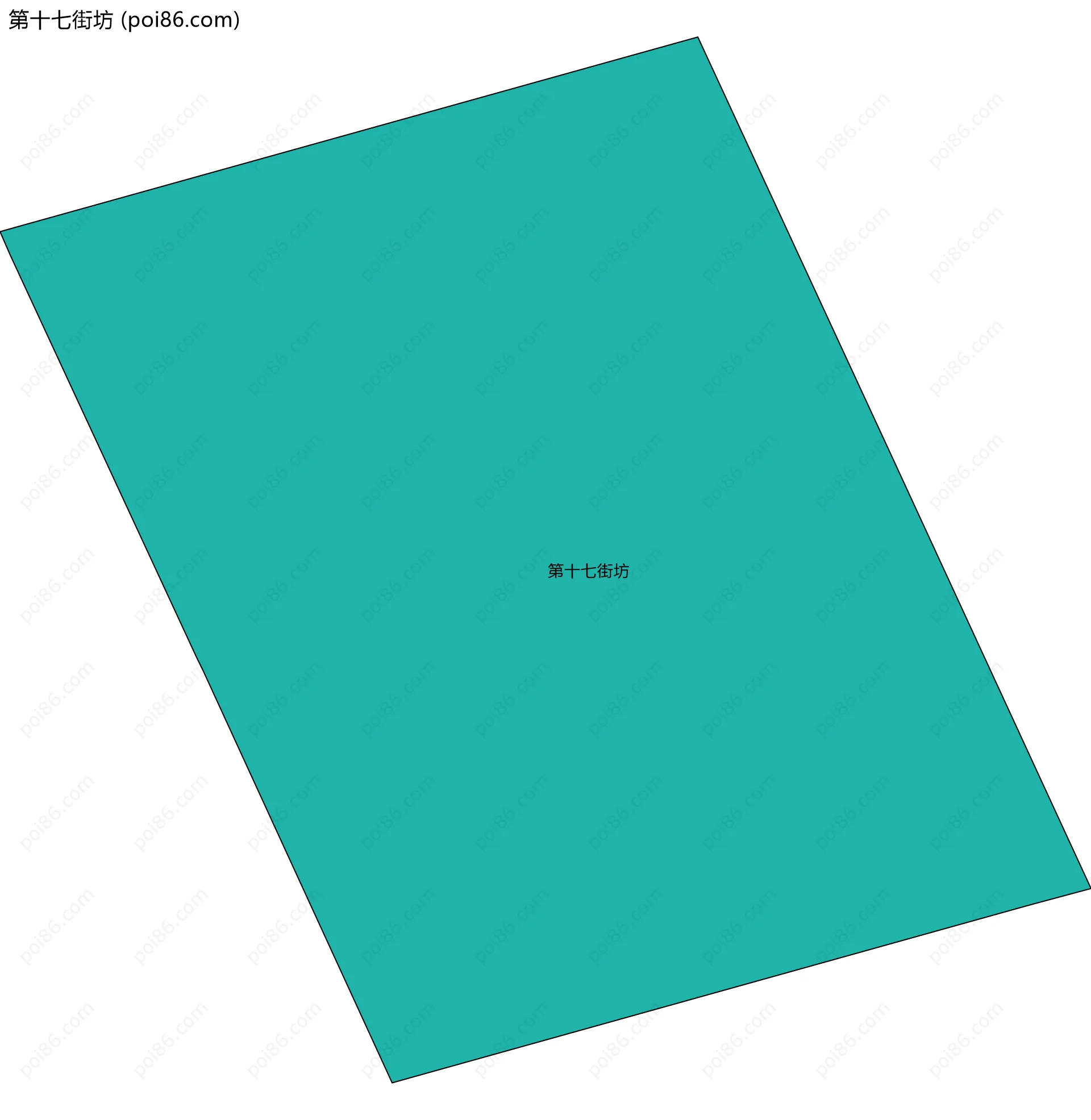 第十七街坊边界地图