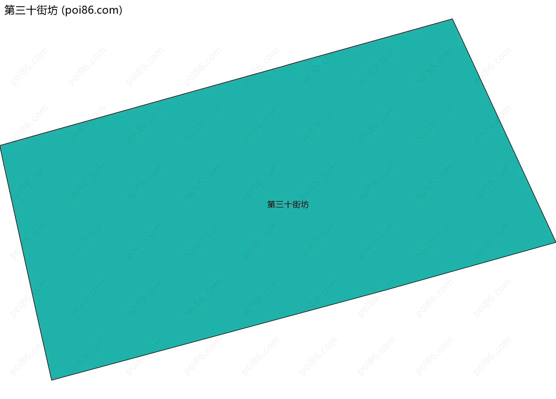 第三十街坊边界地图