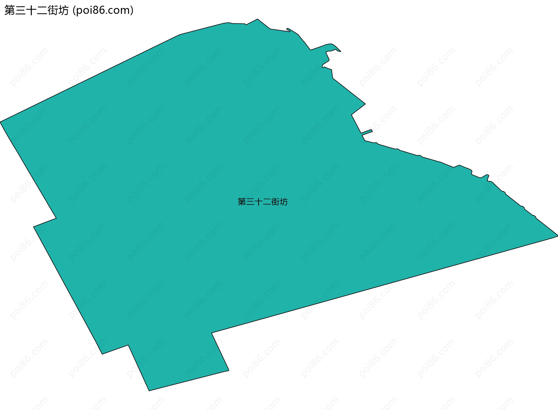 第三十二街坊边界地图