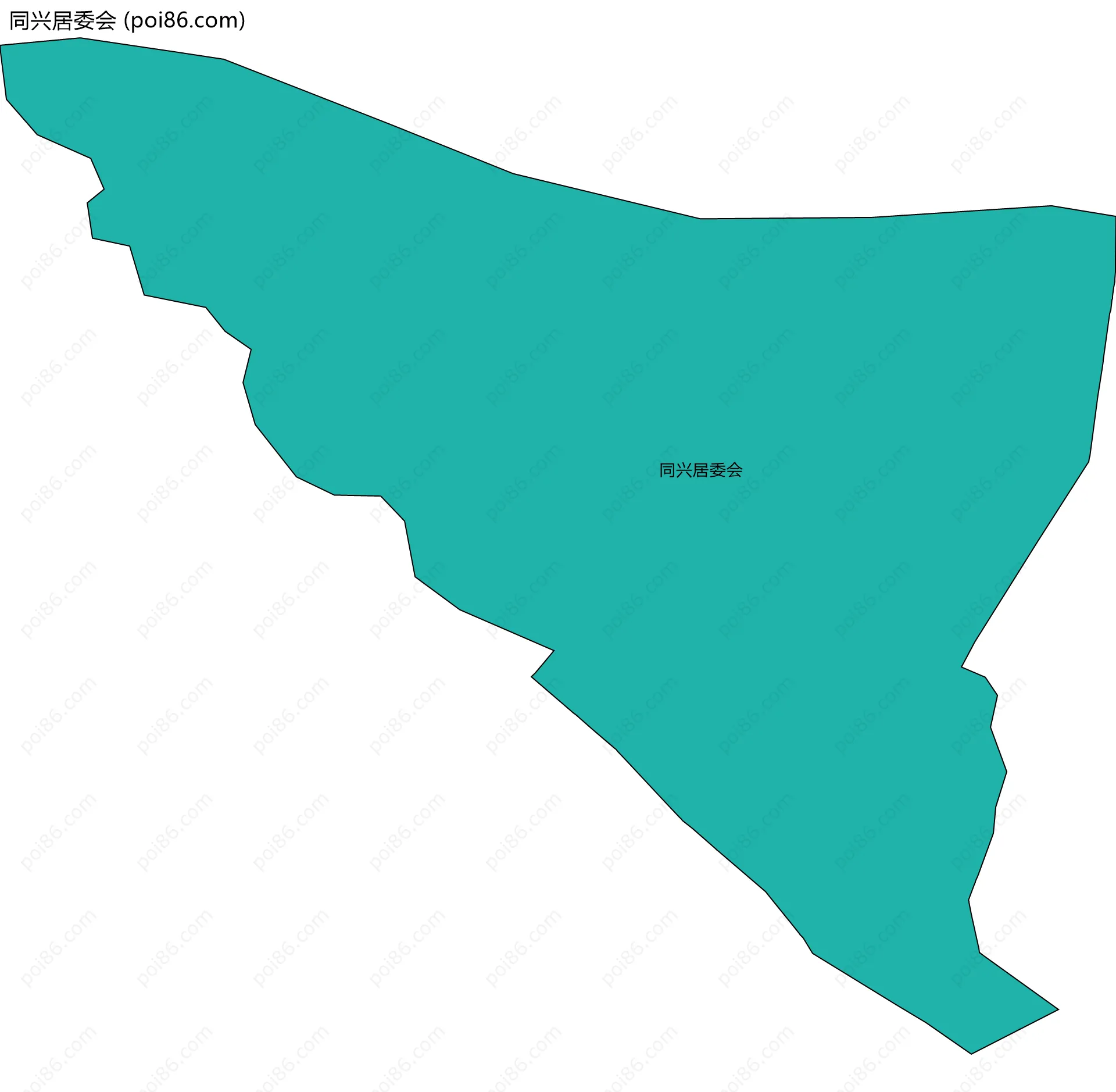 同兴居委会边界地图