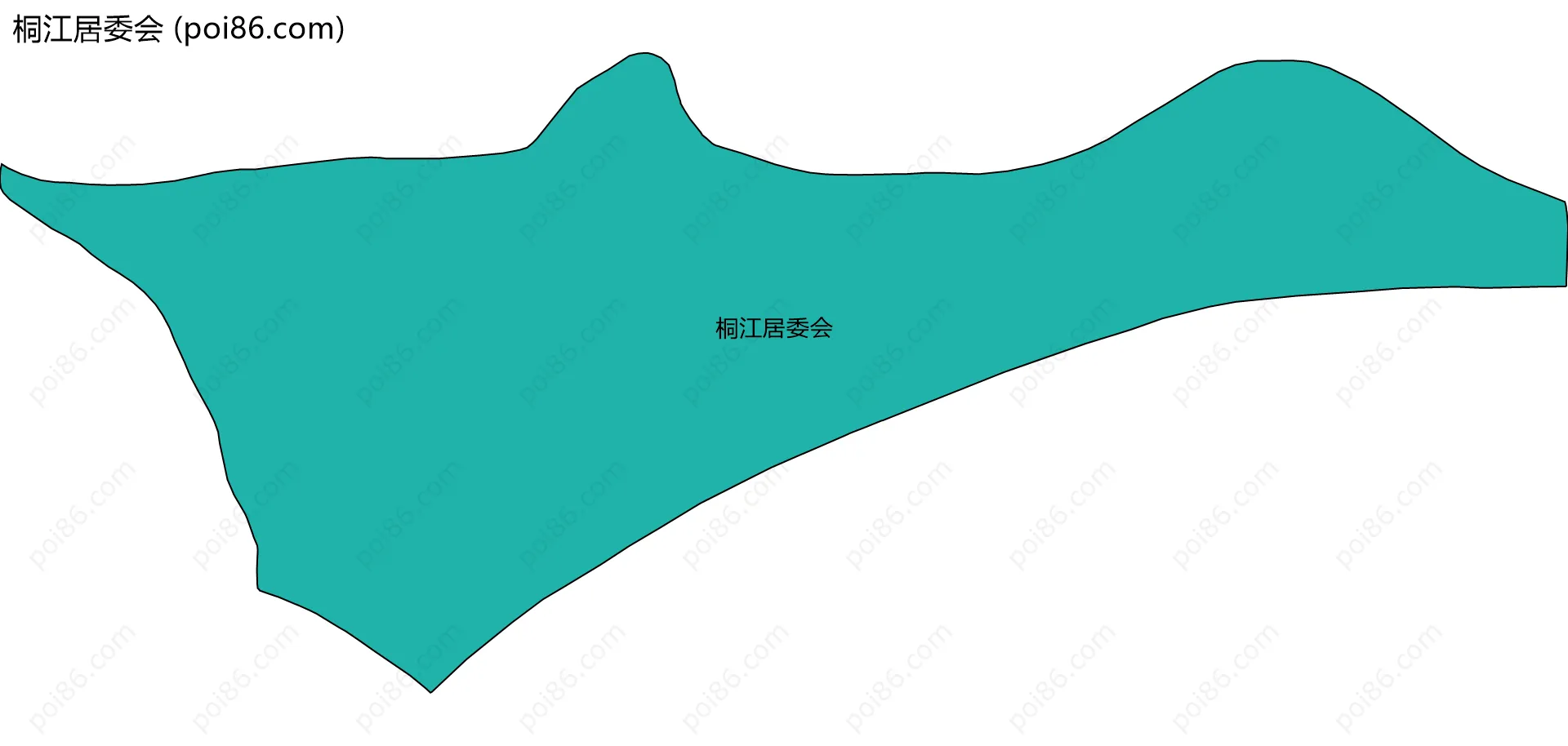 桐江居委会边界地图