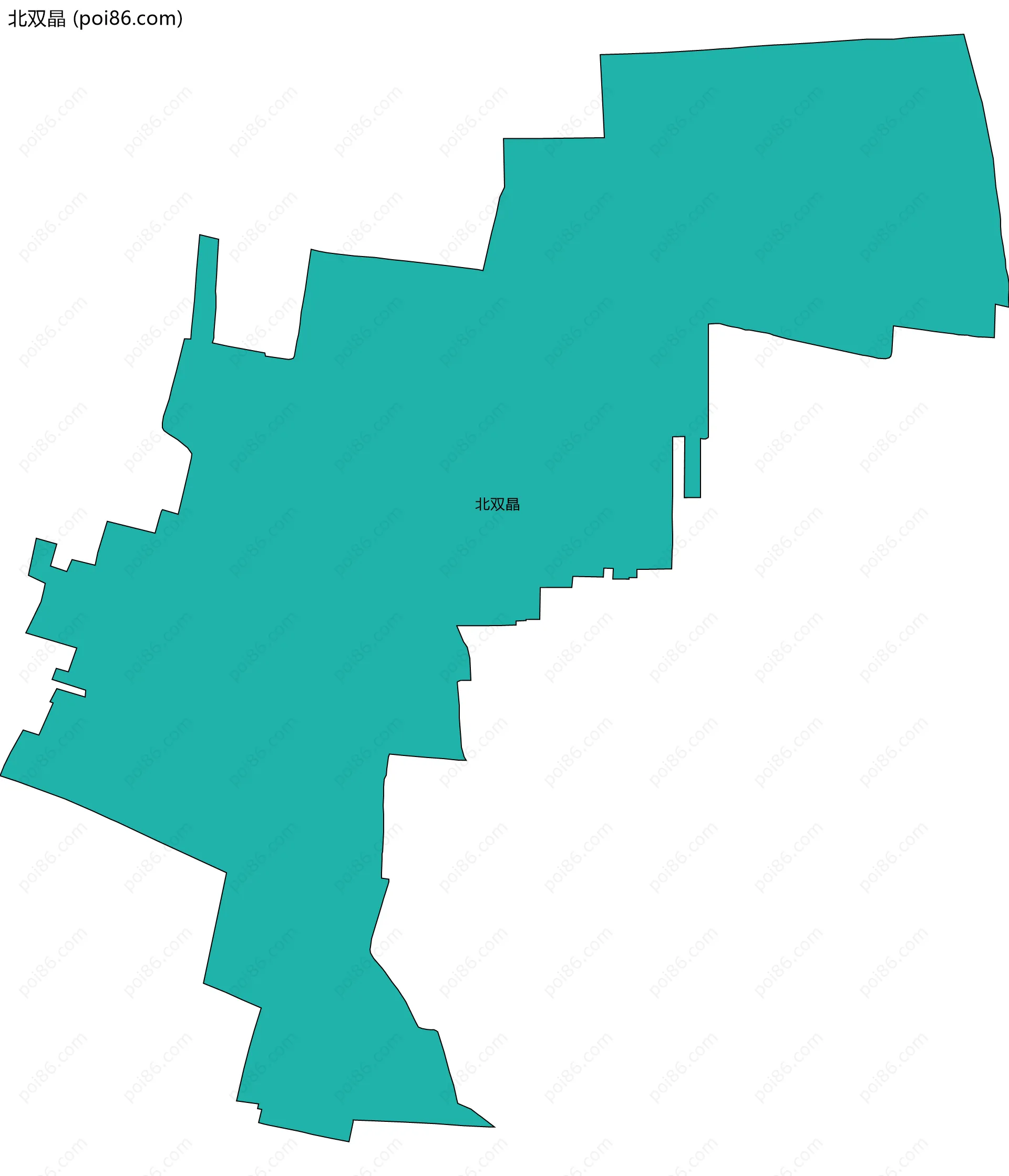 北双晶边界地图