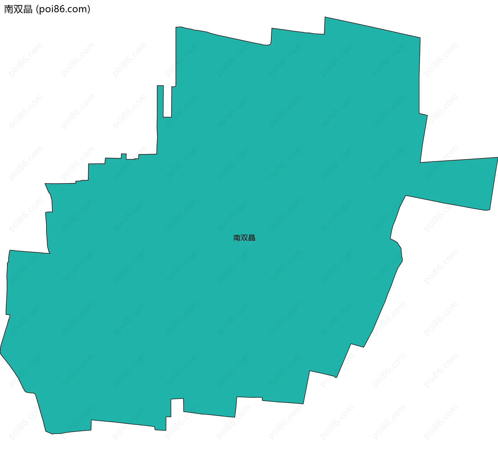 南双晶边界地图
