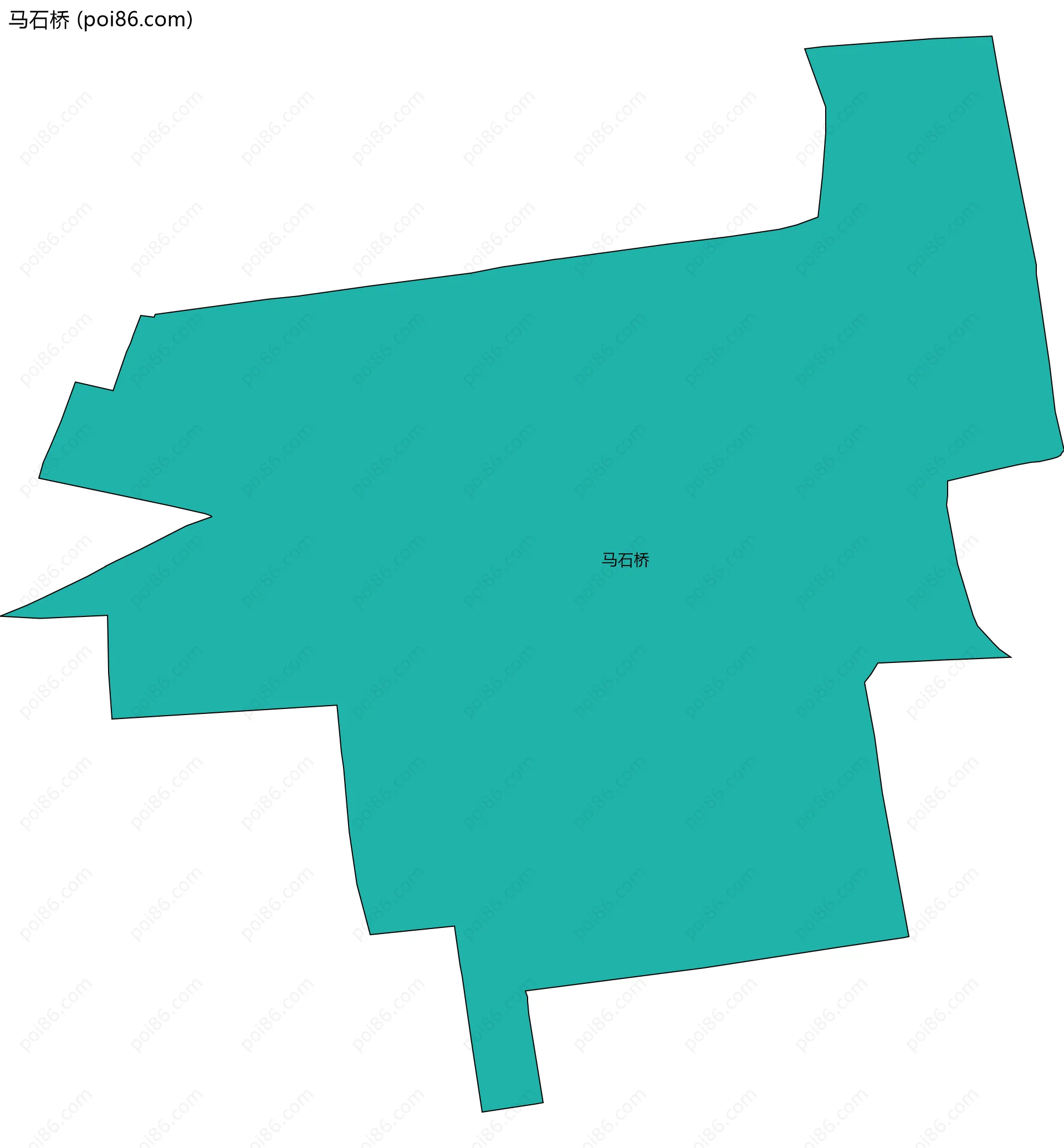 马石桥边界地图