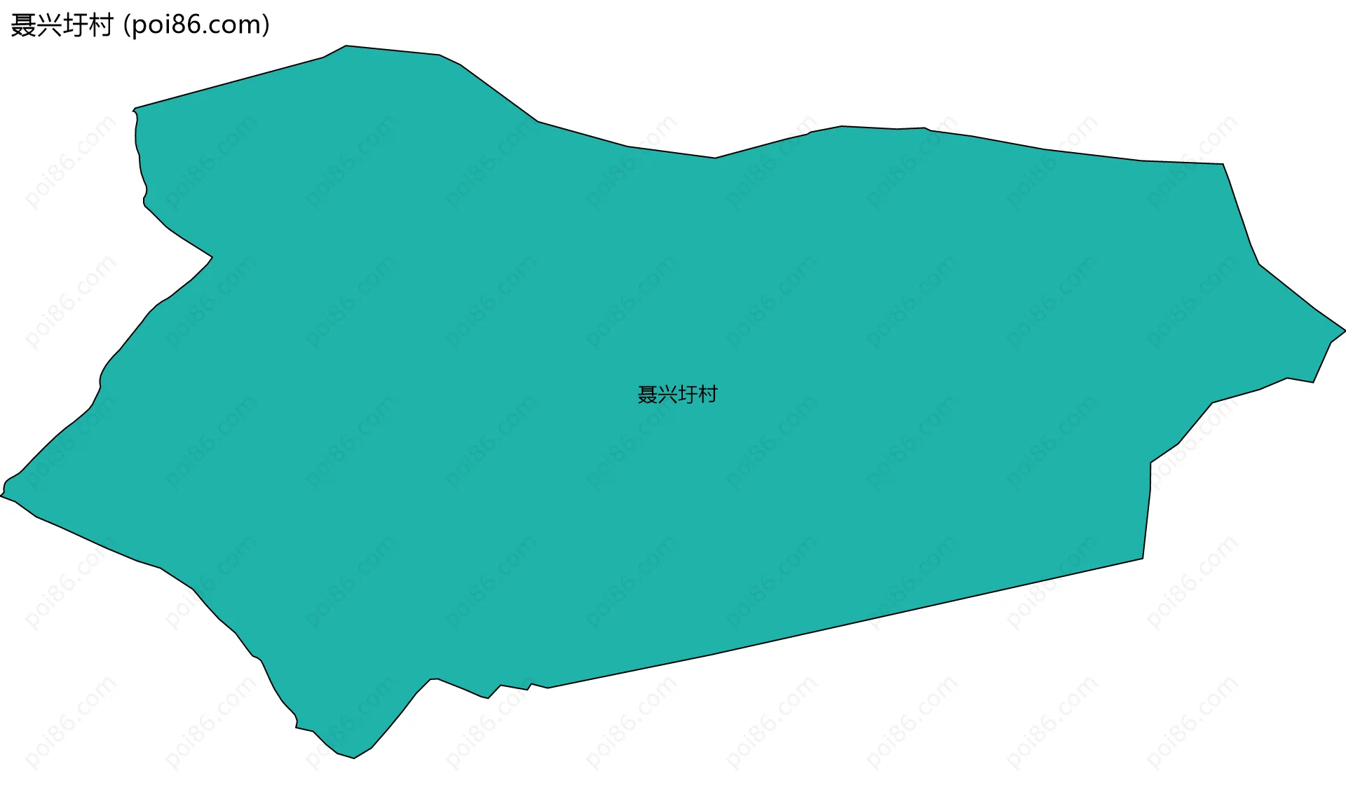 聂兴圩村边界地图