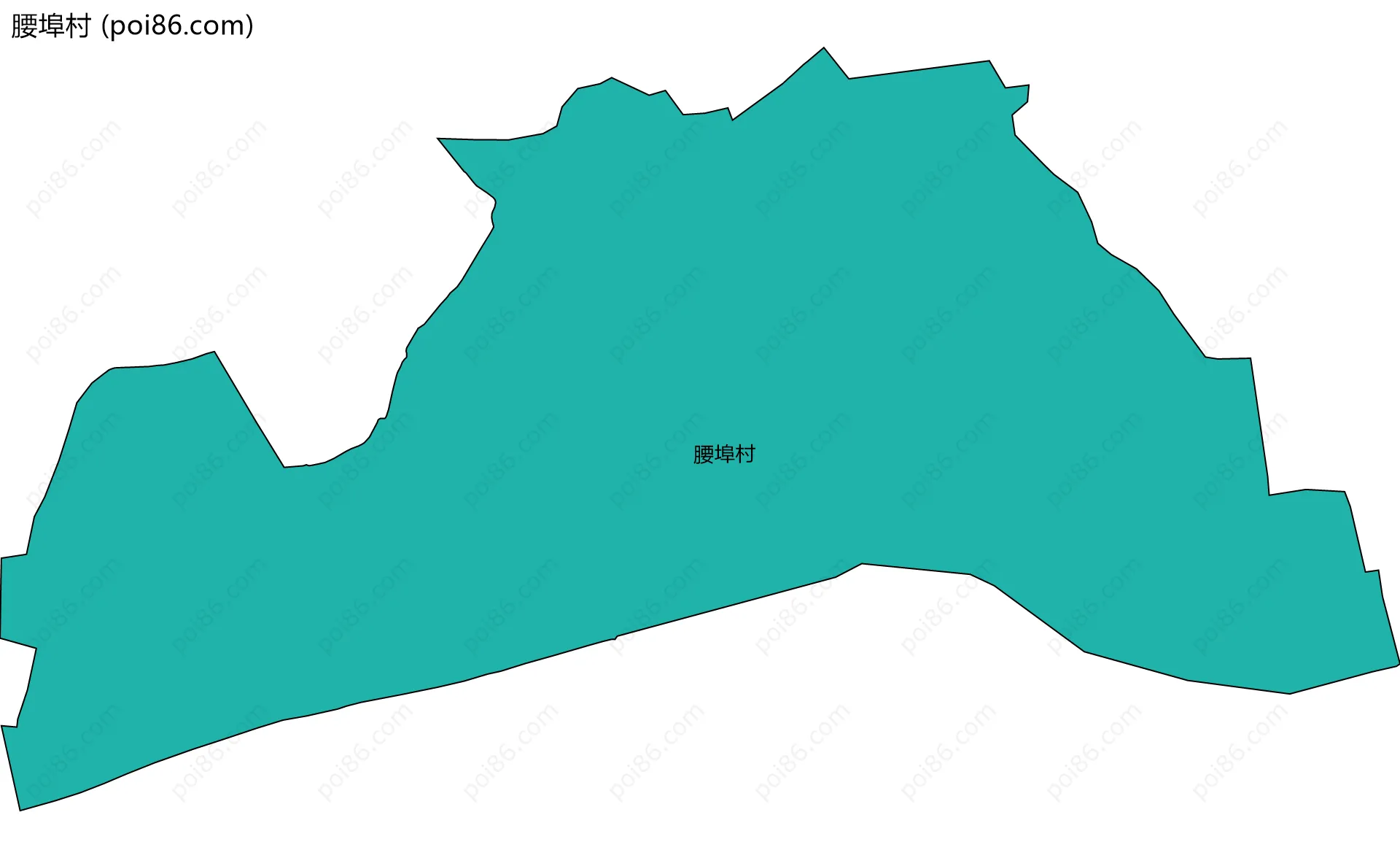 腰埠村边界地图