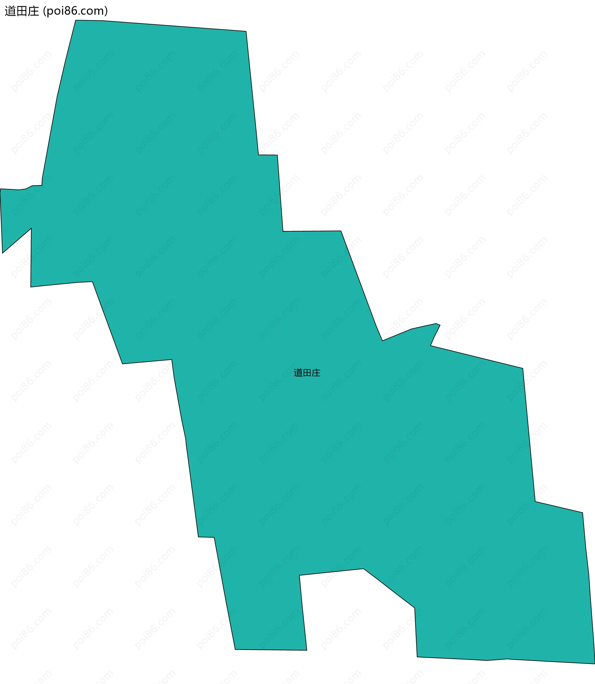 道田庄边界地图