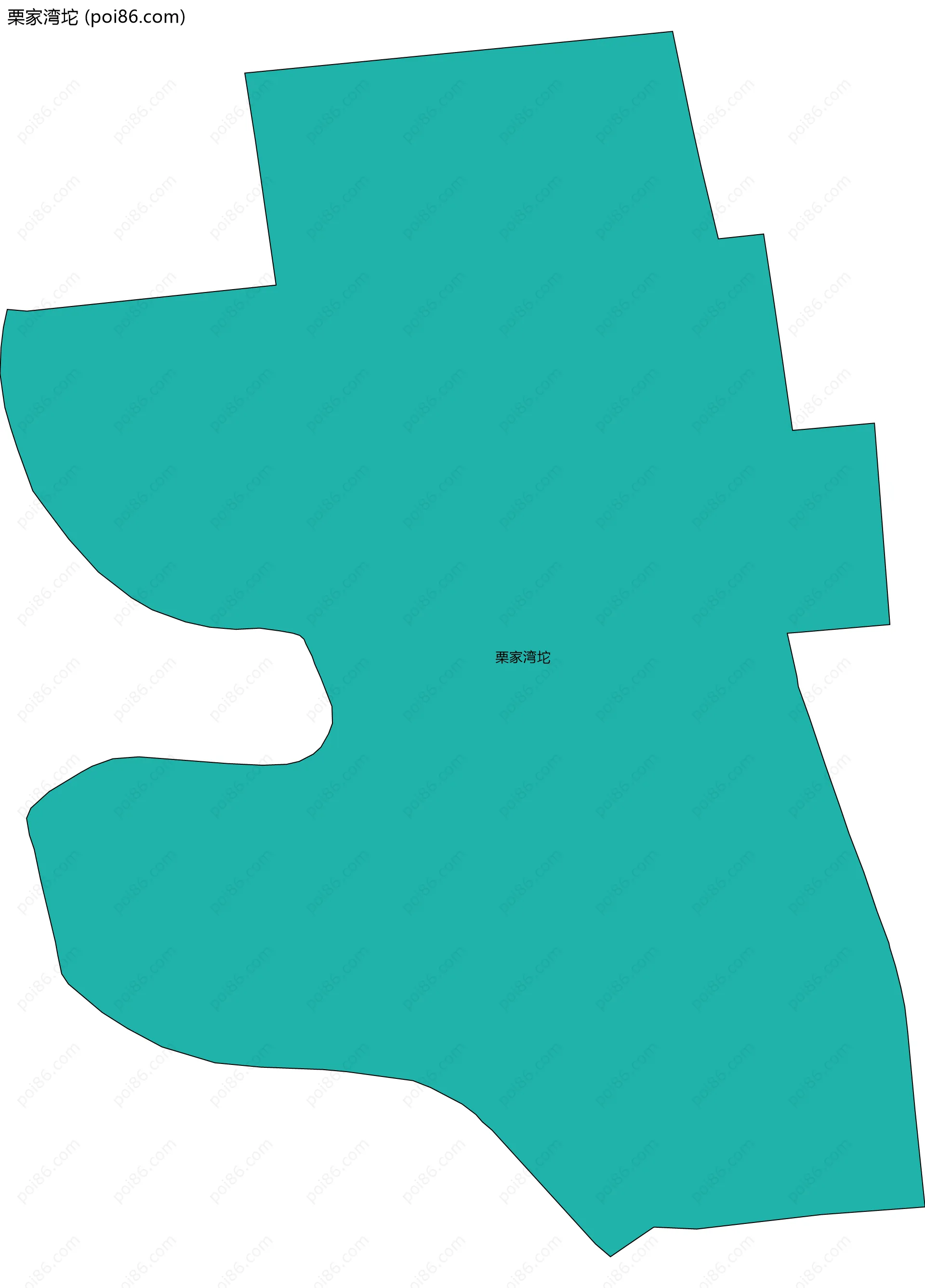 栗家湾坨边界地图