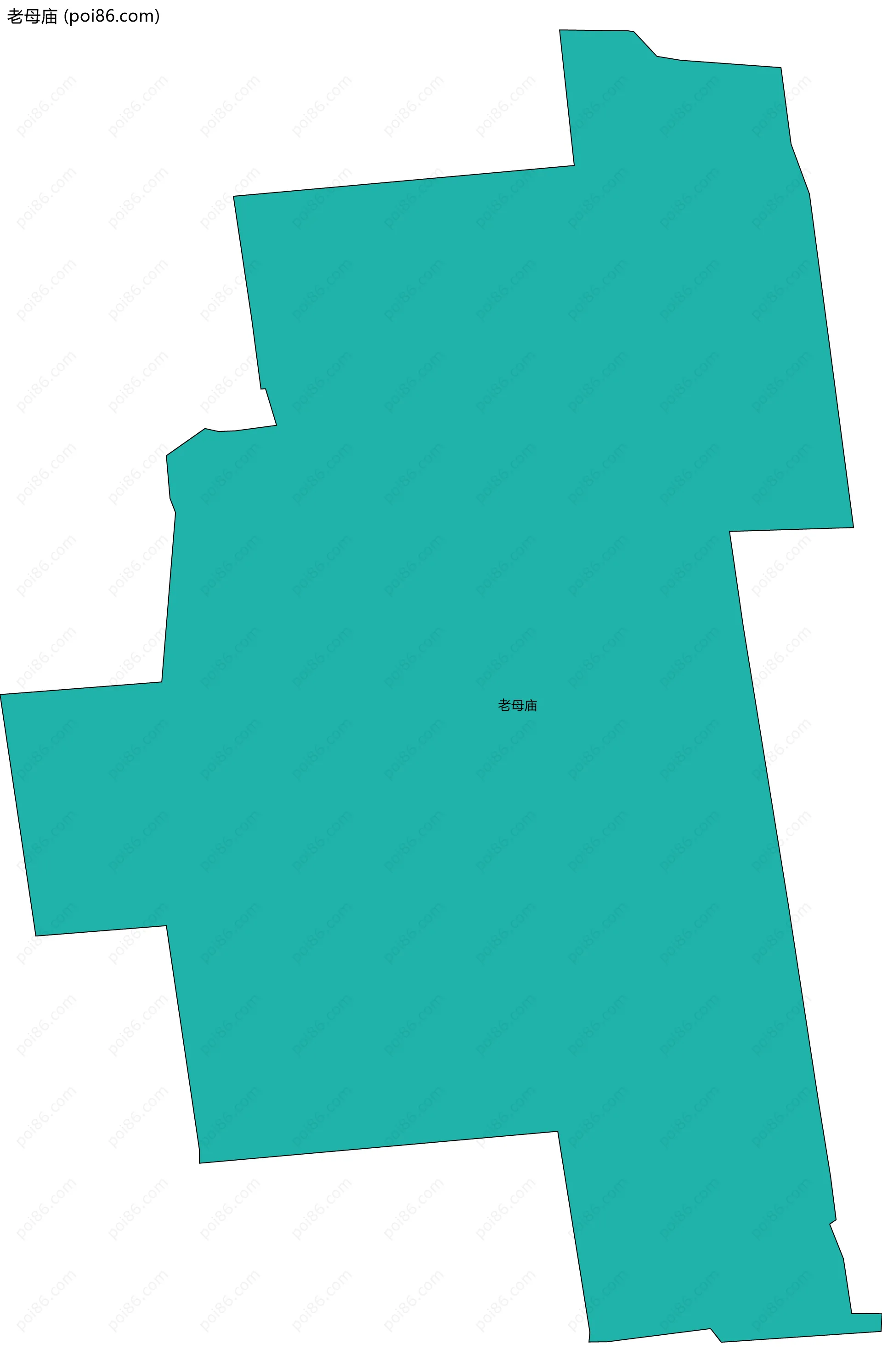 老母庙边界地图