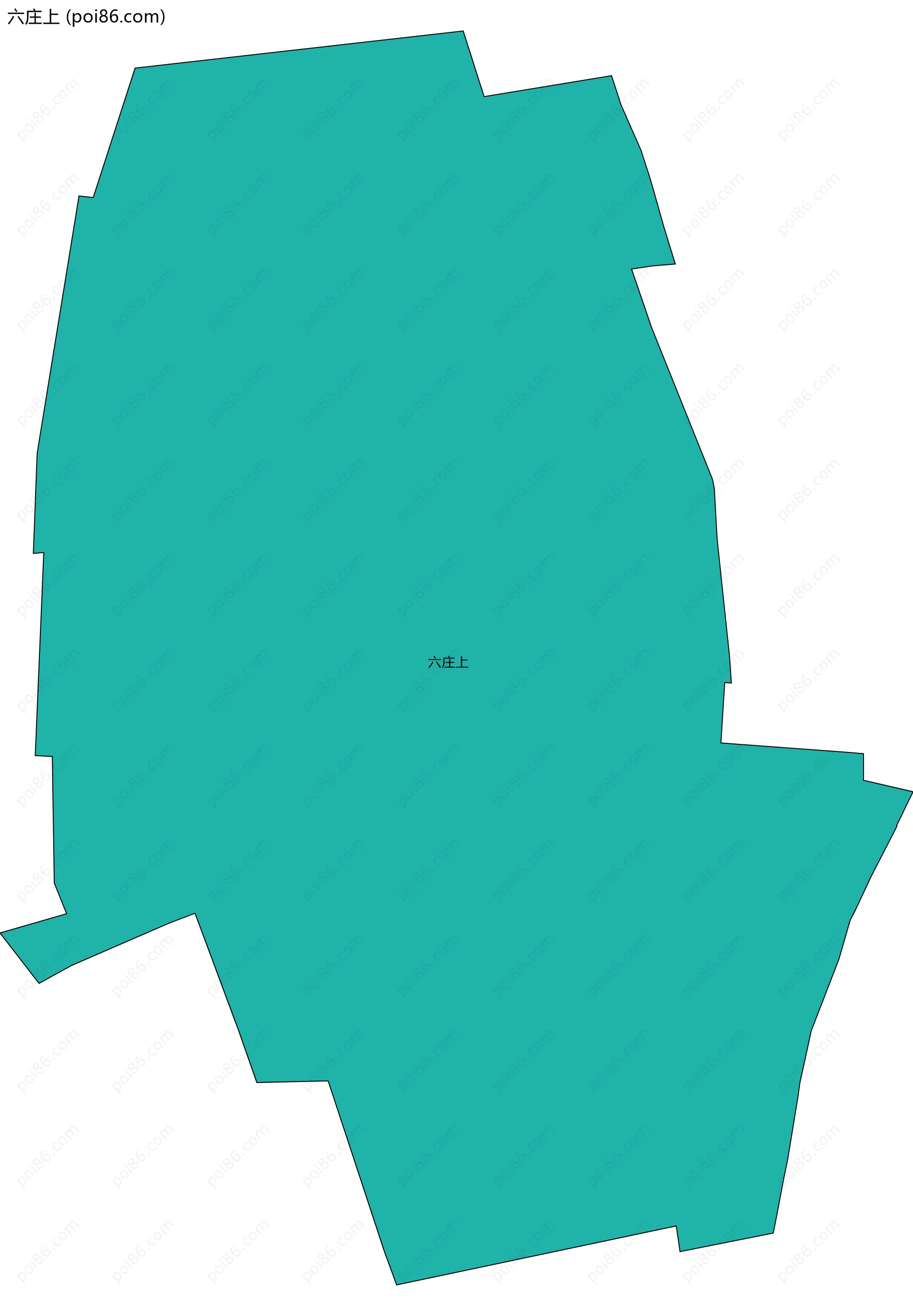 六庄上边界地图