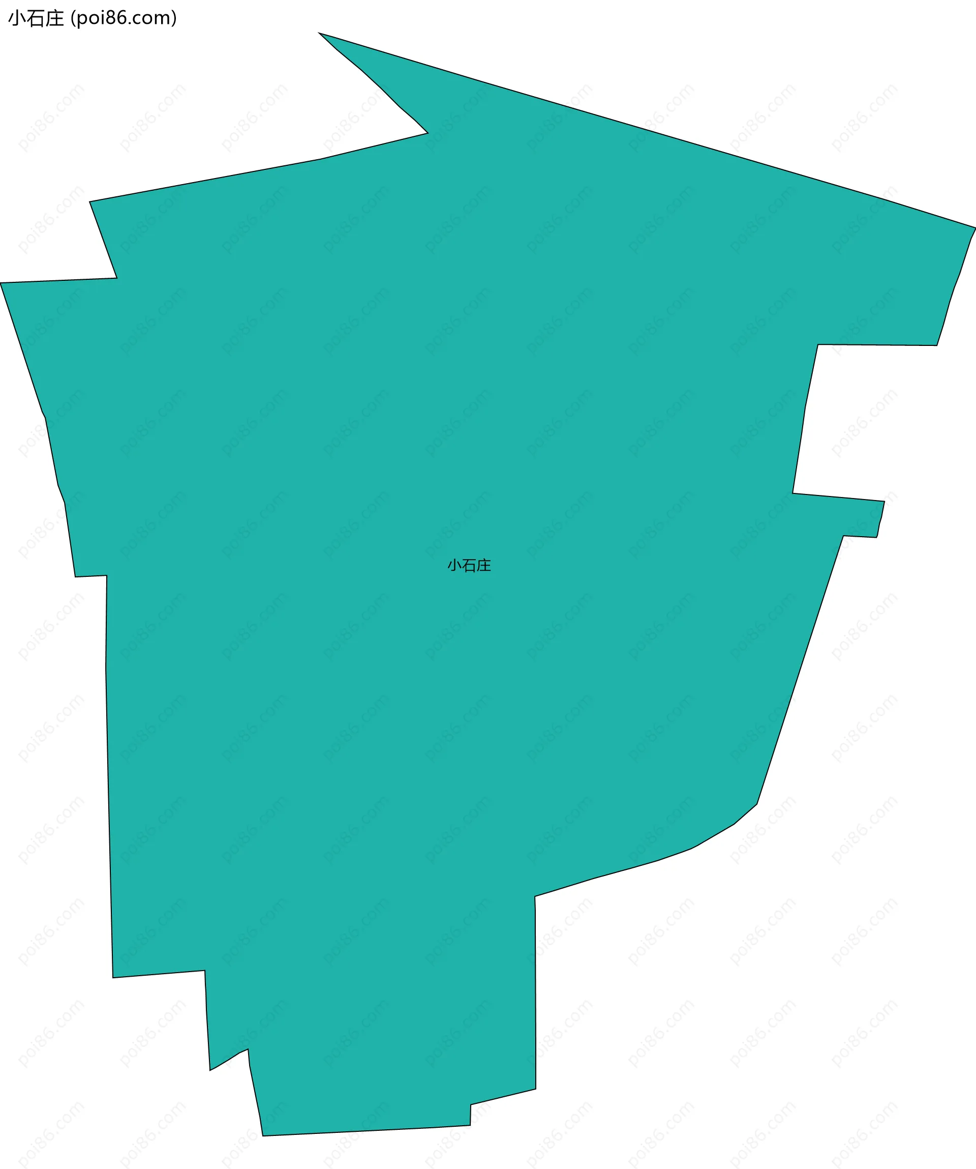 小石庄边界地图