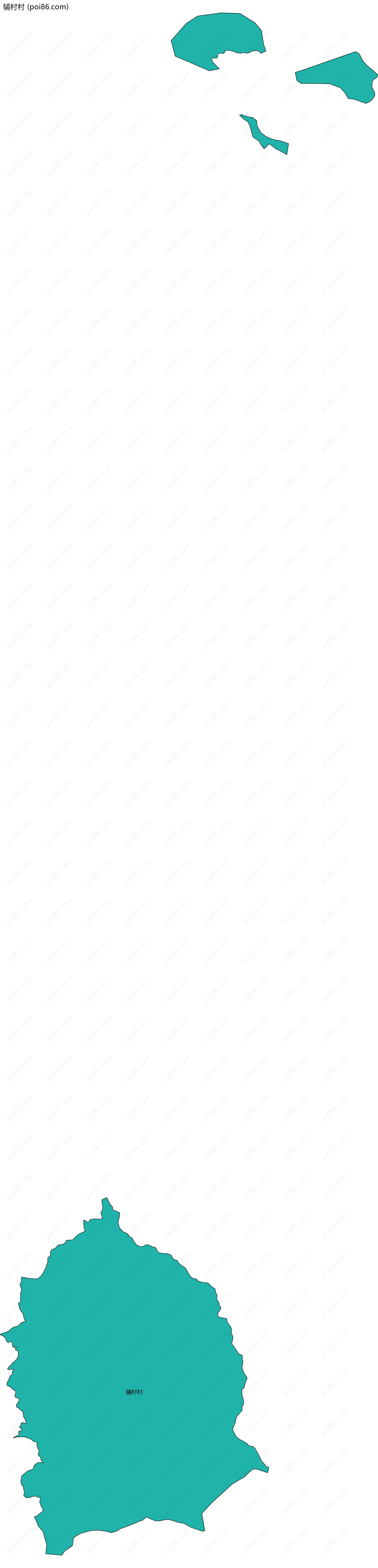 辅村村边界地图