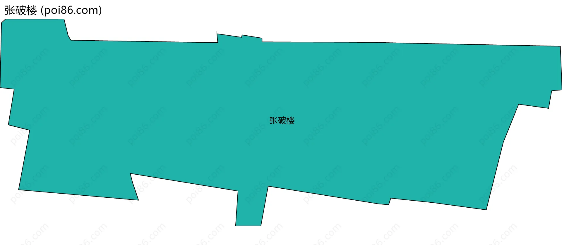 张破楼边界地图