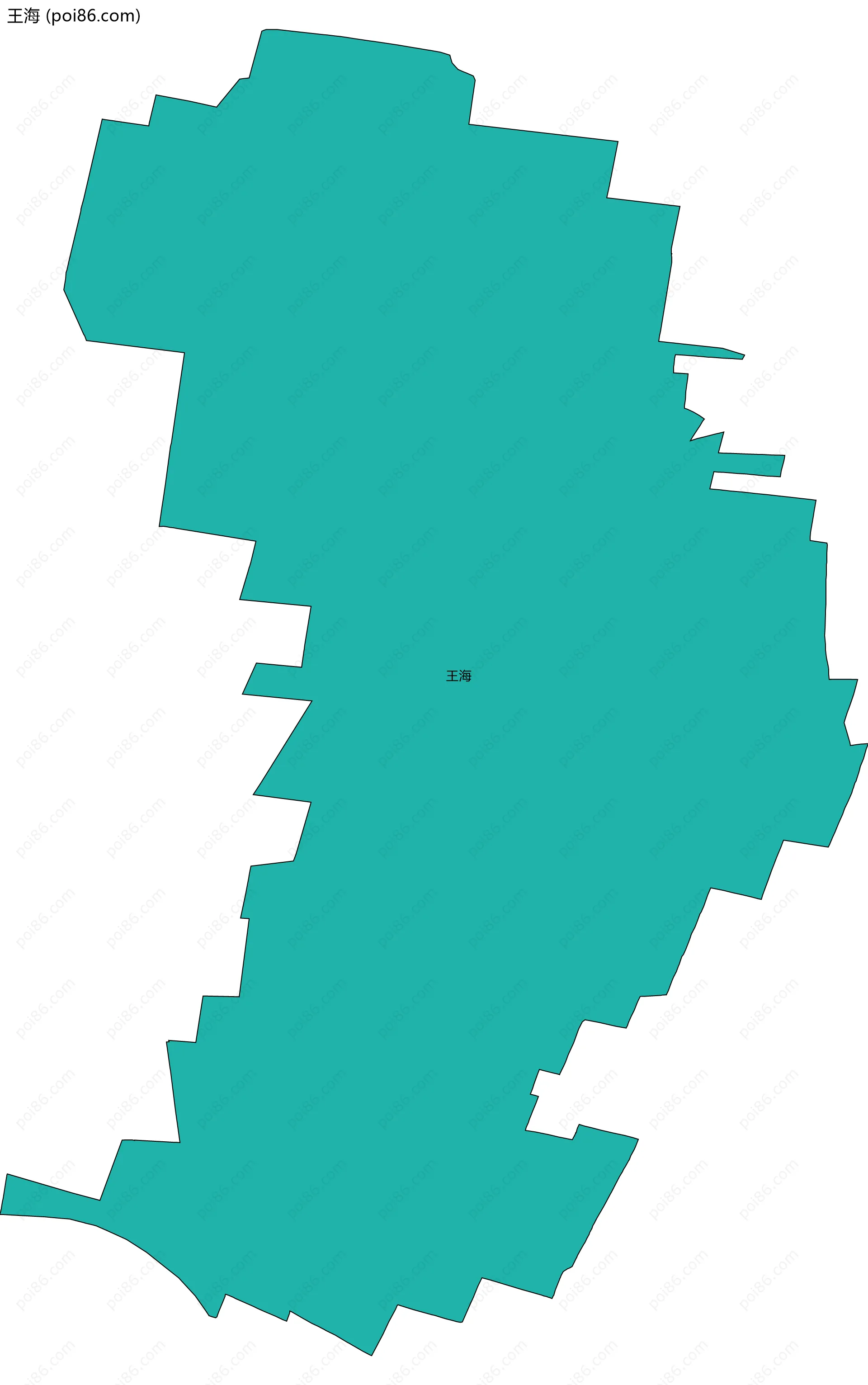 王海边界地图