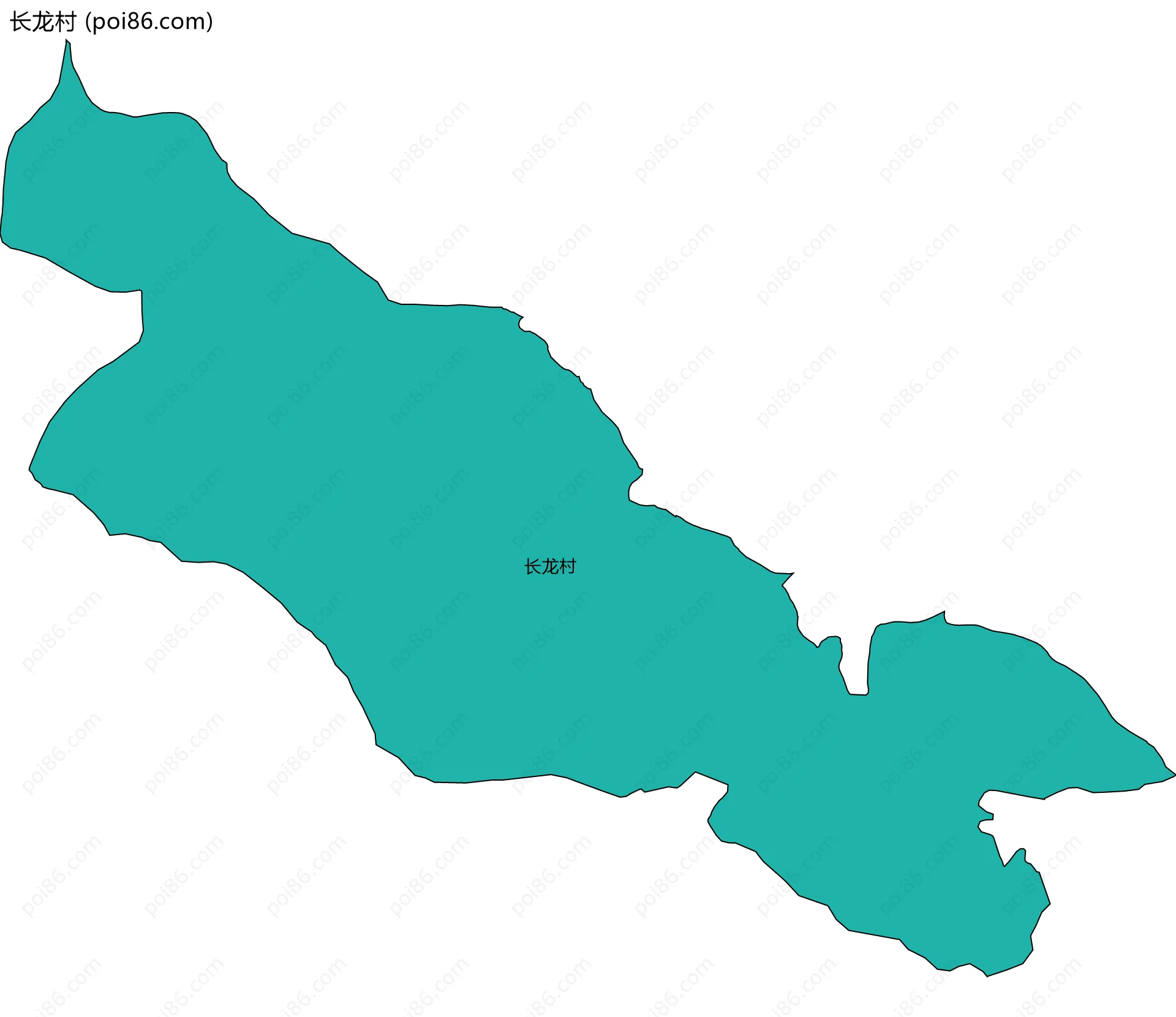 长龙村边界地图