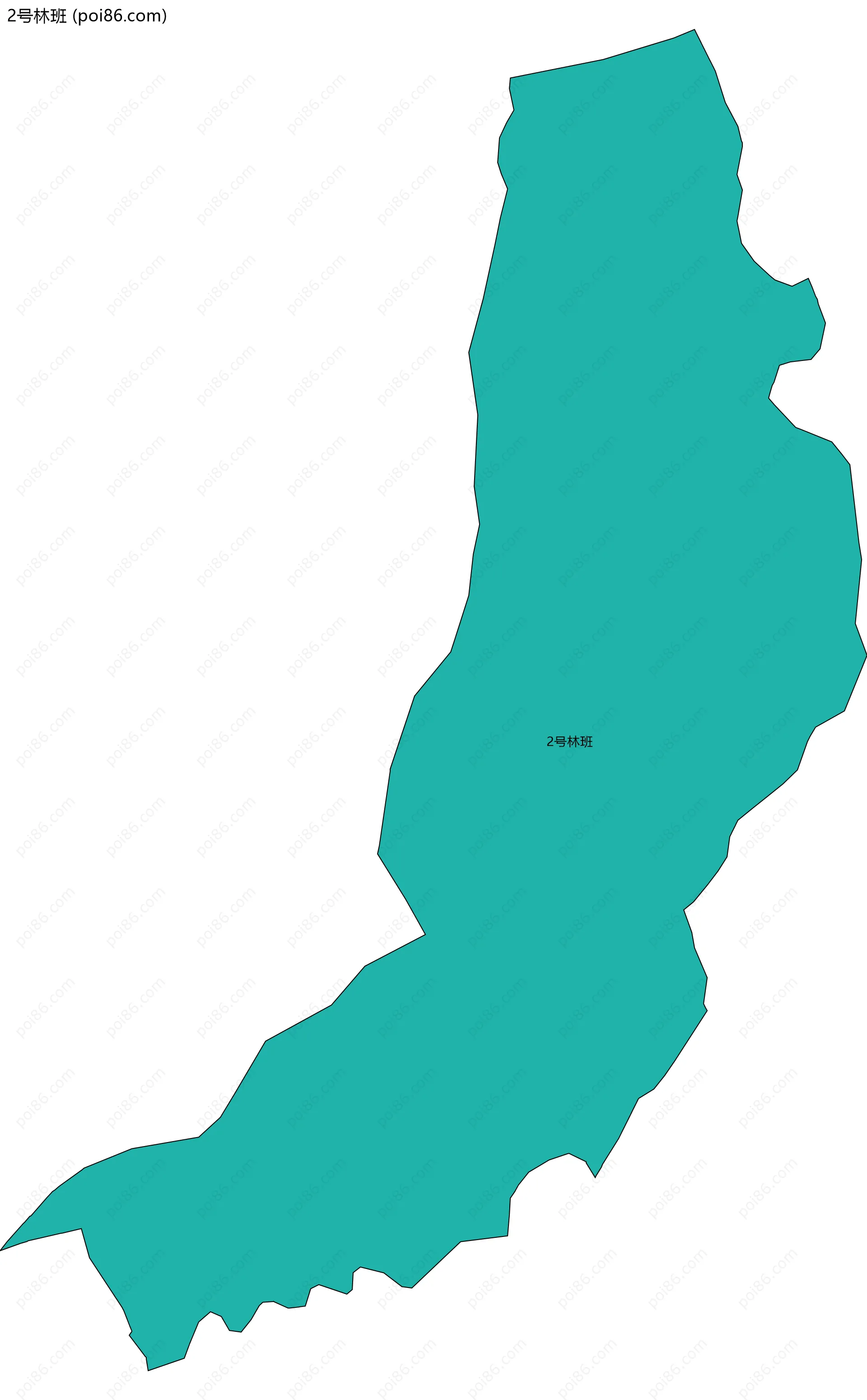 2号林班边界地图