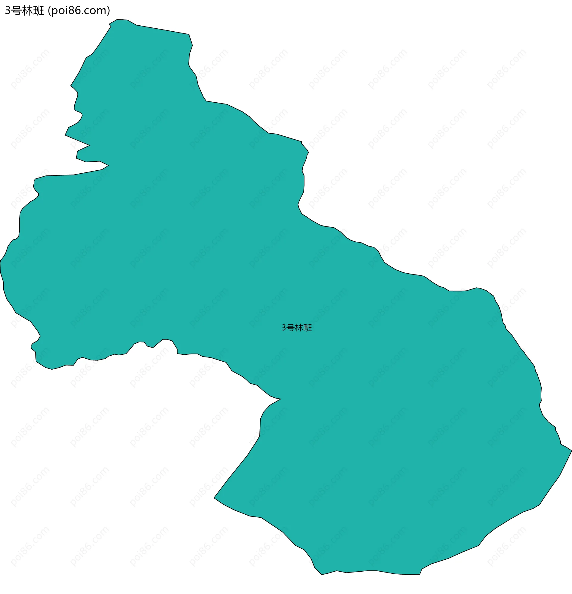 3号林班边界地图