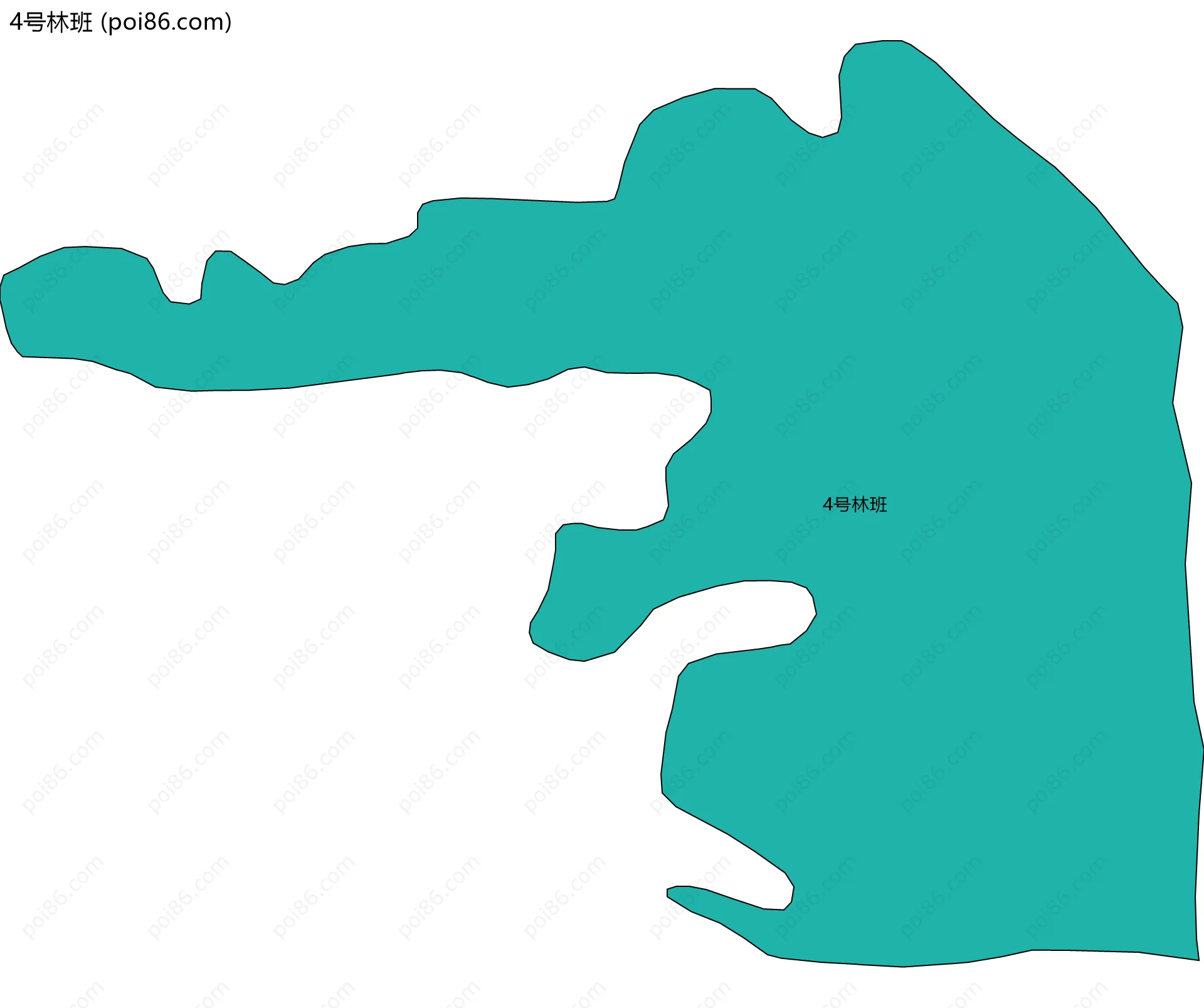 4号林班边界地图