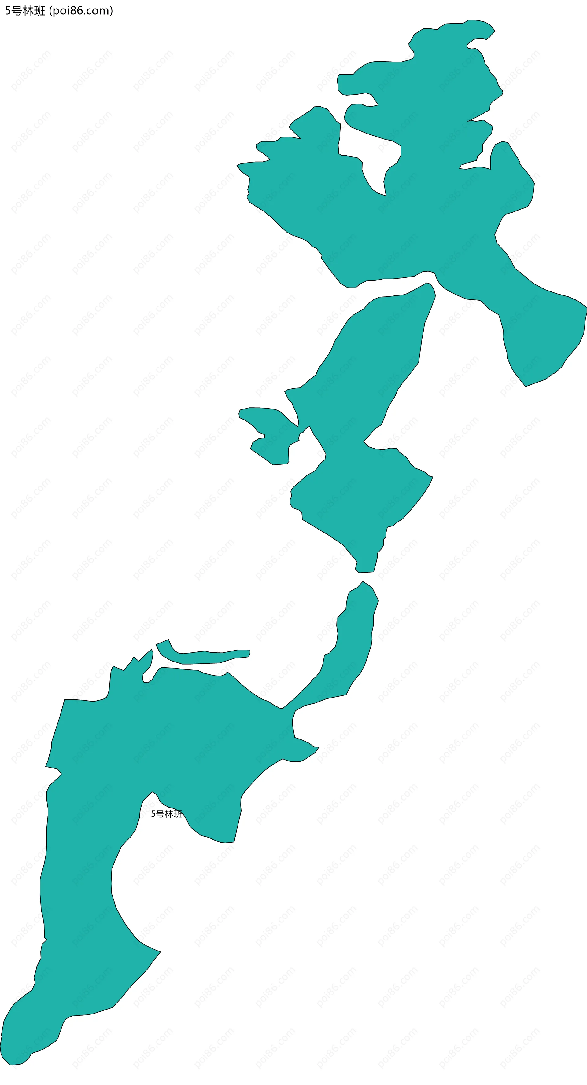 5号林班边界地图