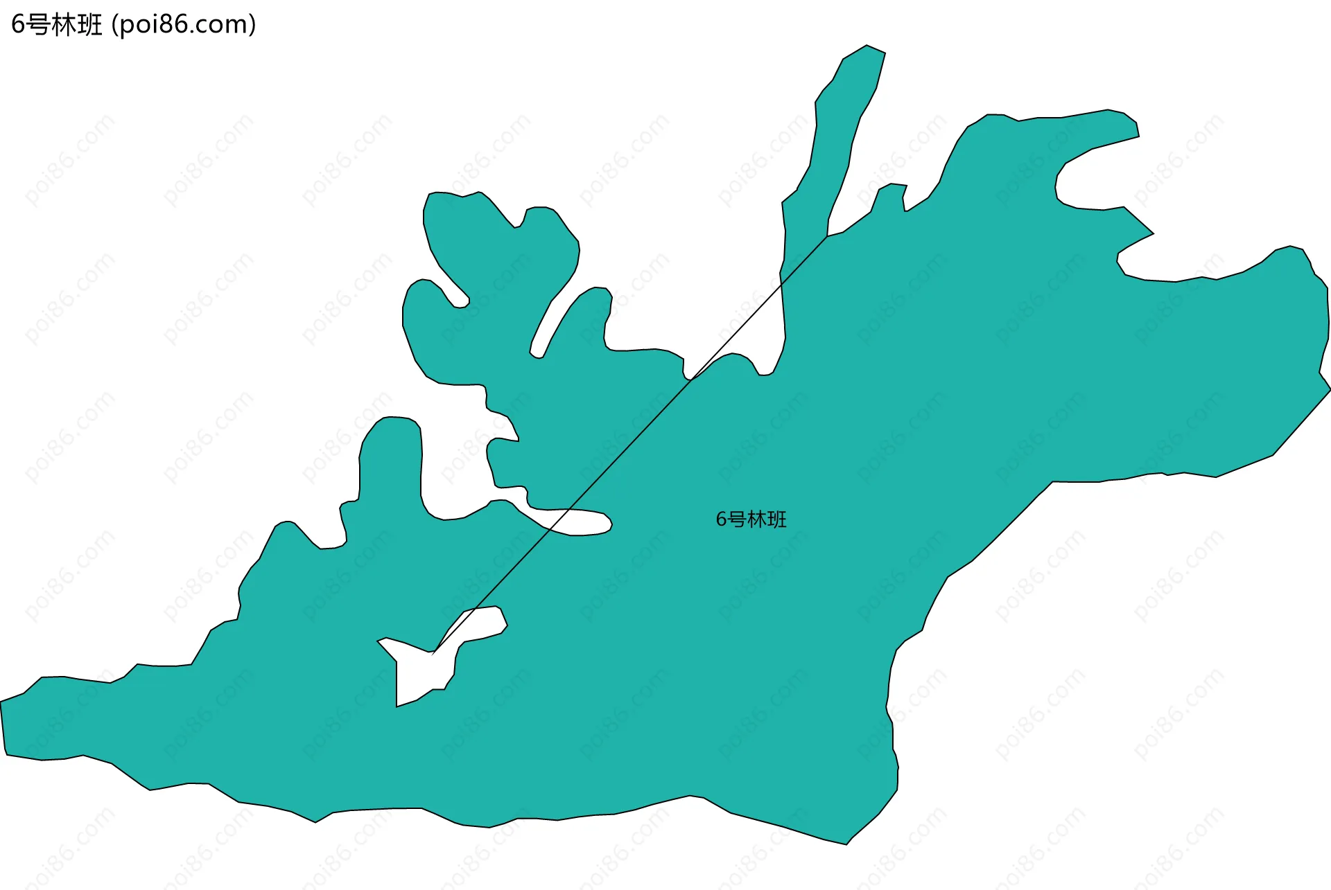 6号林班边界地图