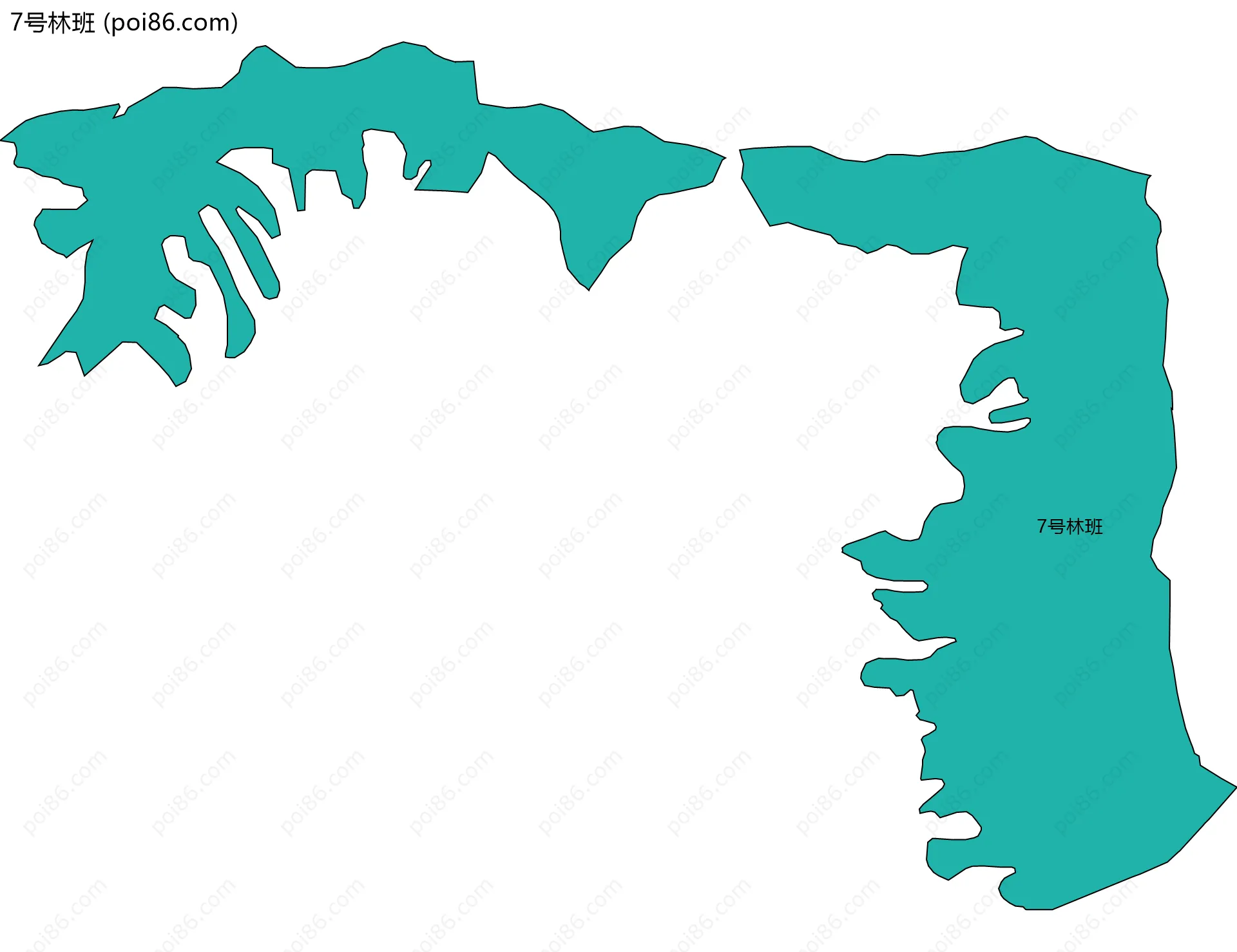 7号林班边界地图