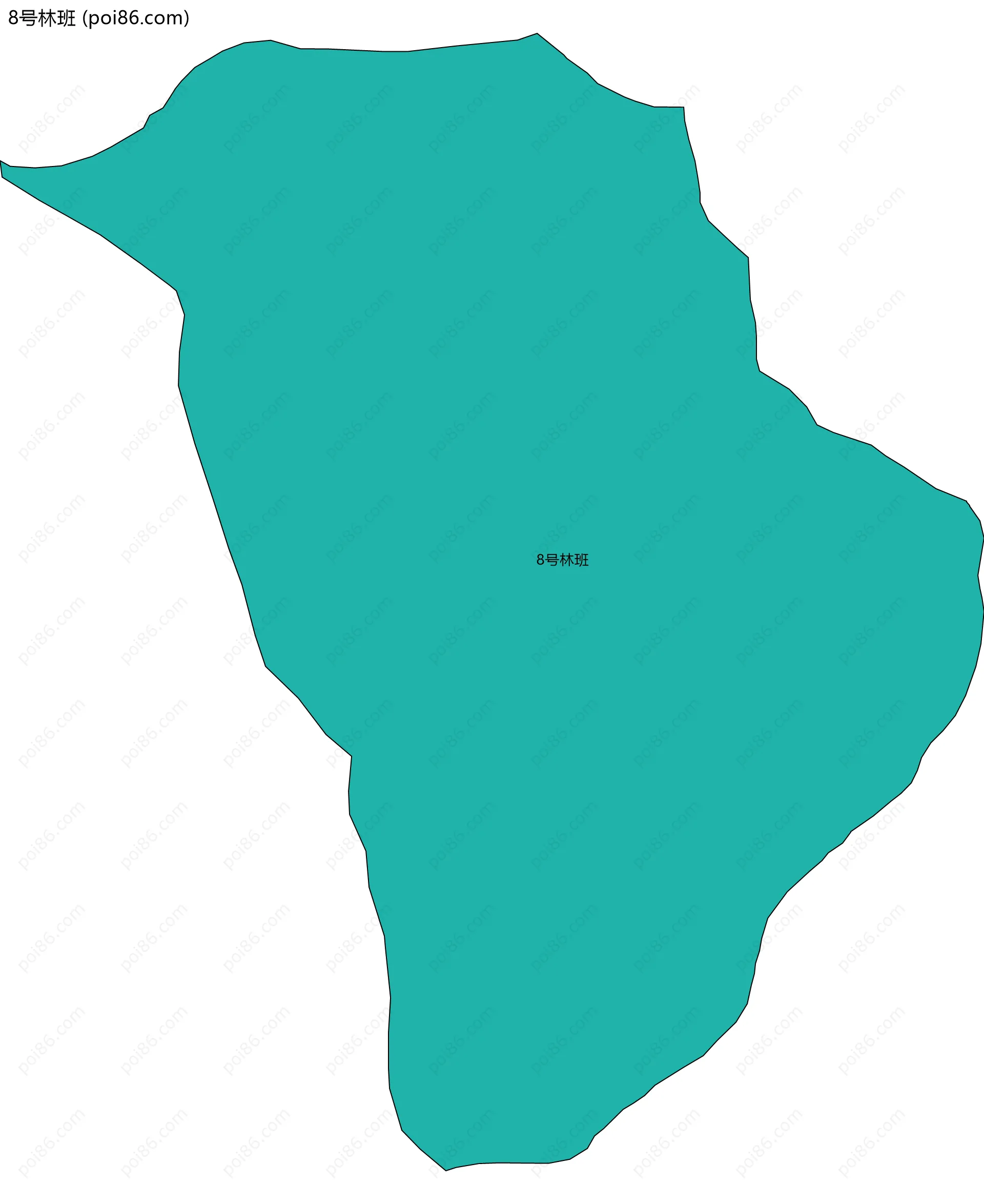 8号林班边界地图