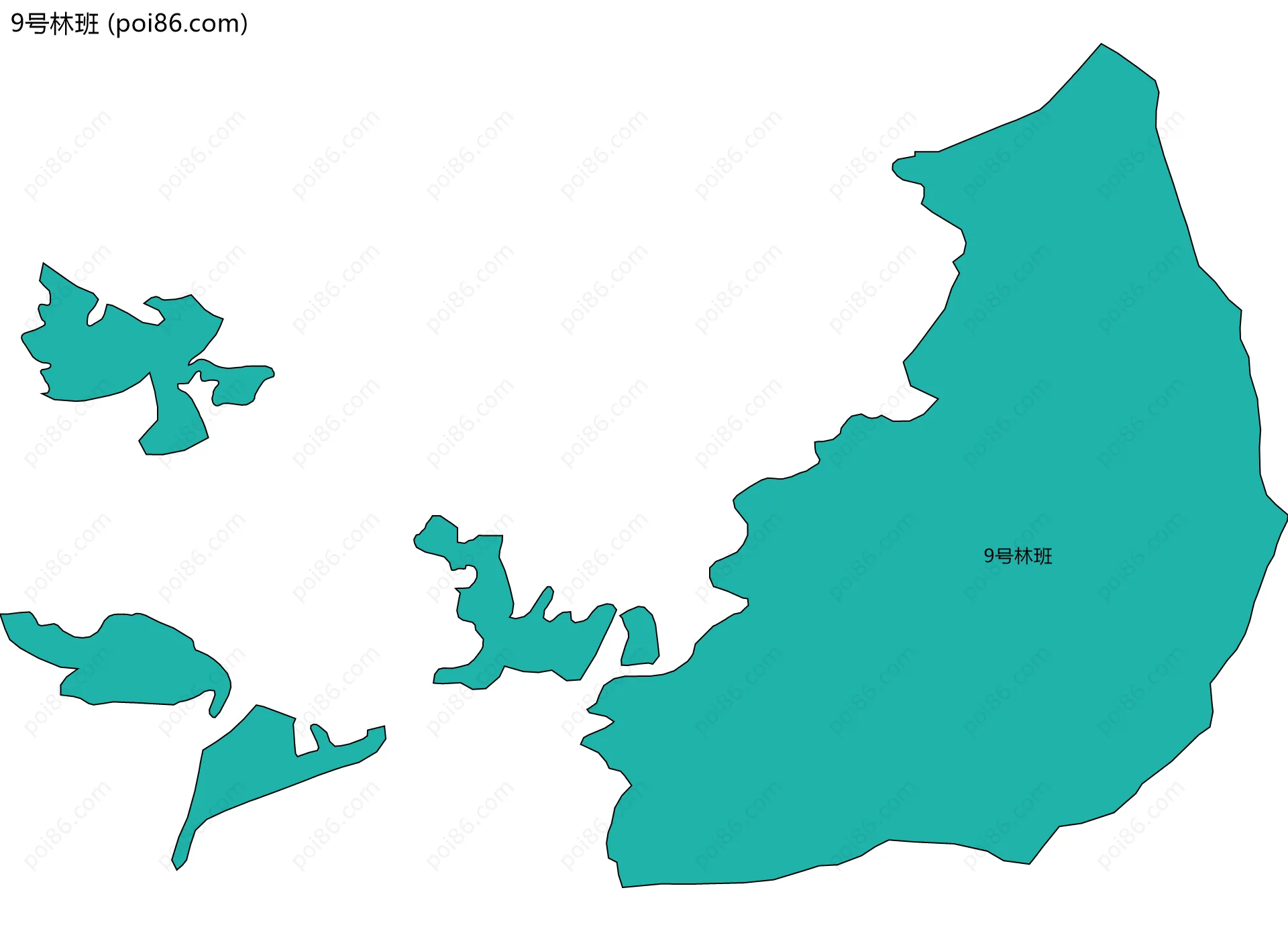 9号林班边界地图