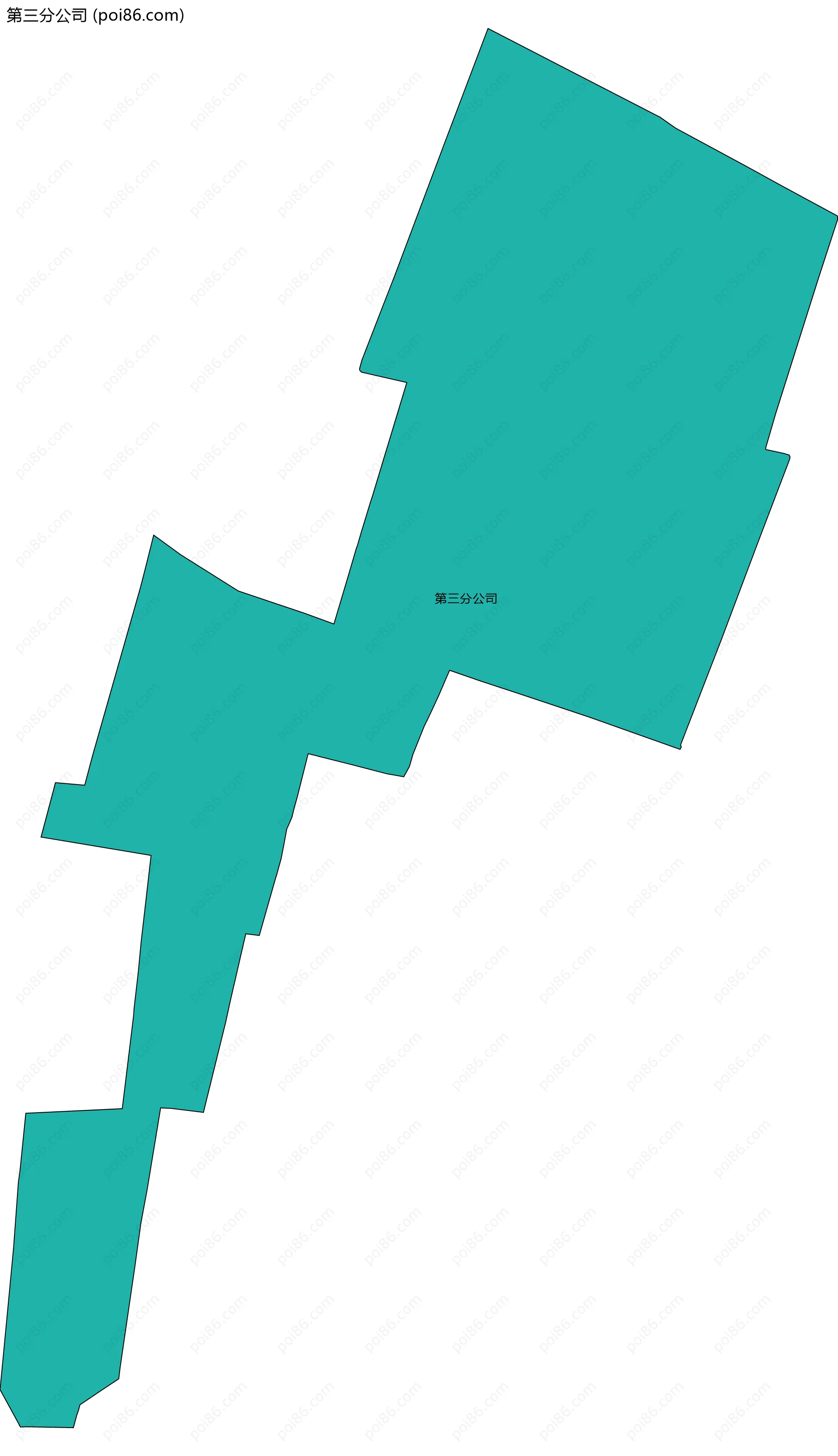 第三分公司边界地图