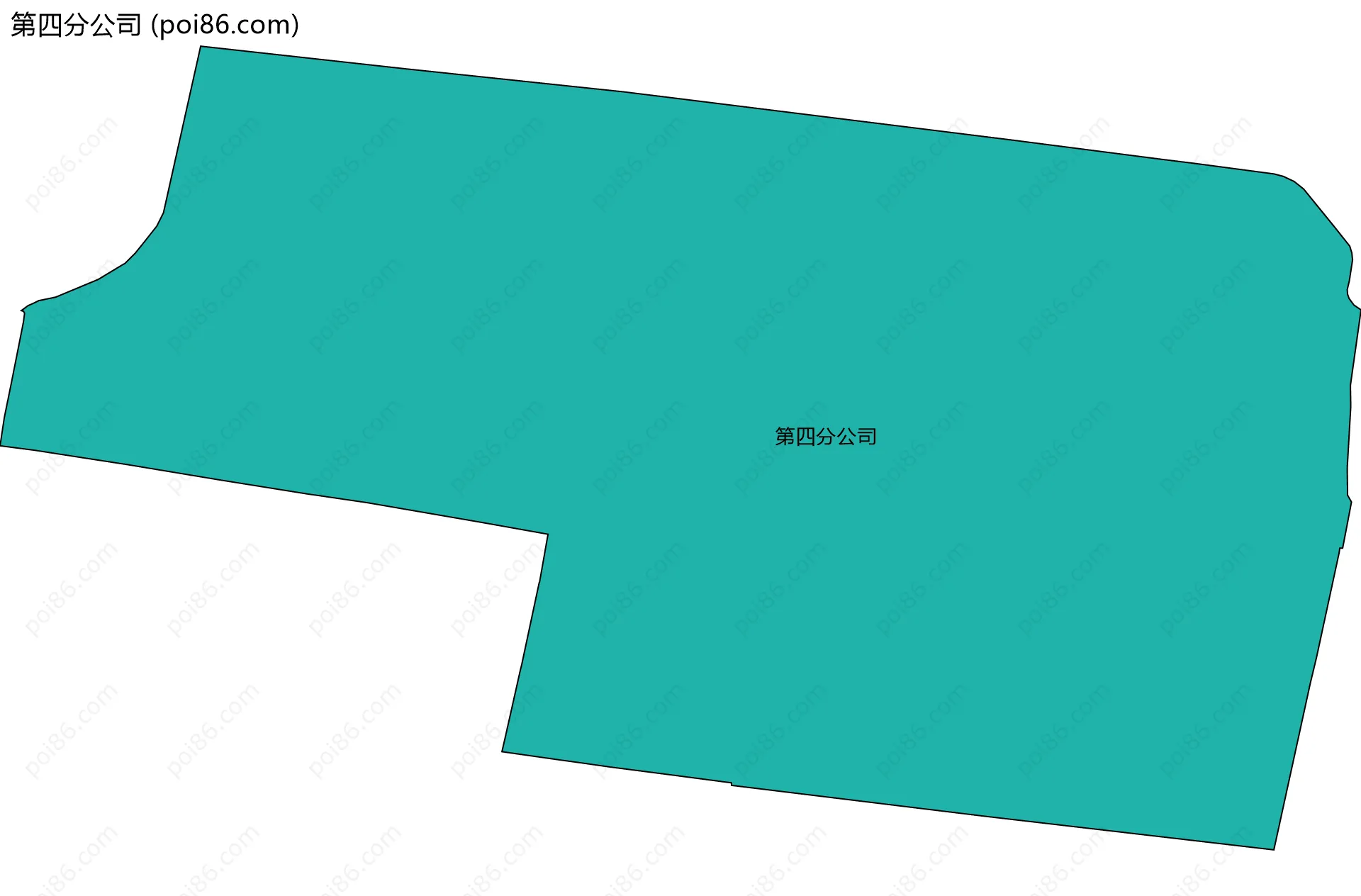 第四分公司边界地图