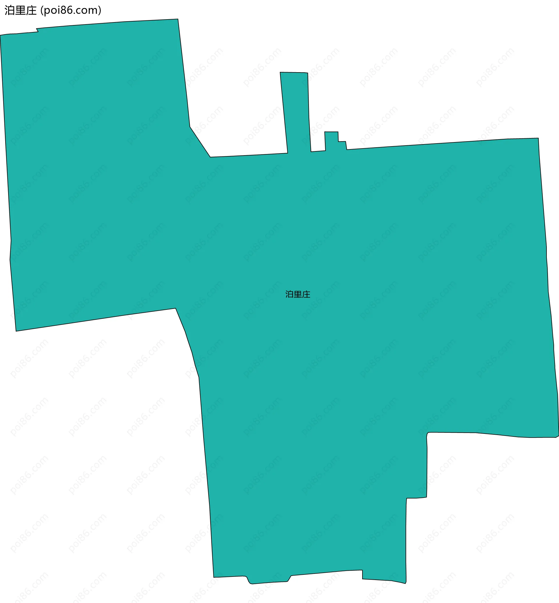 泊里庄边界地图