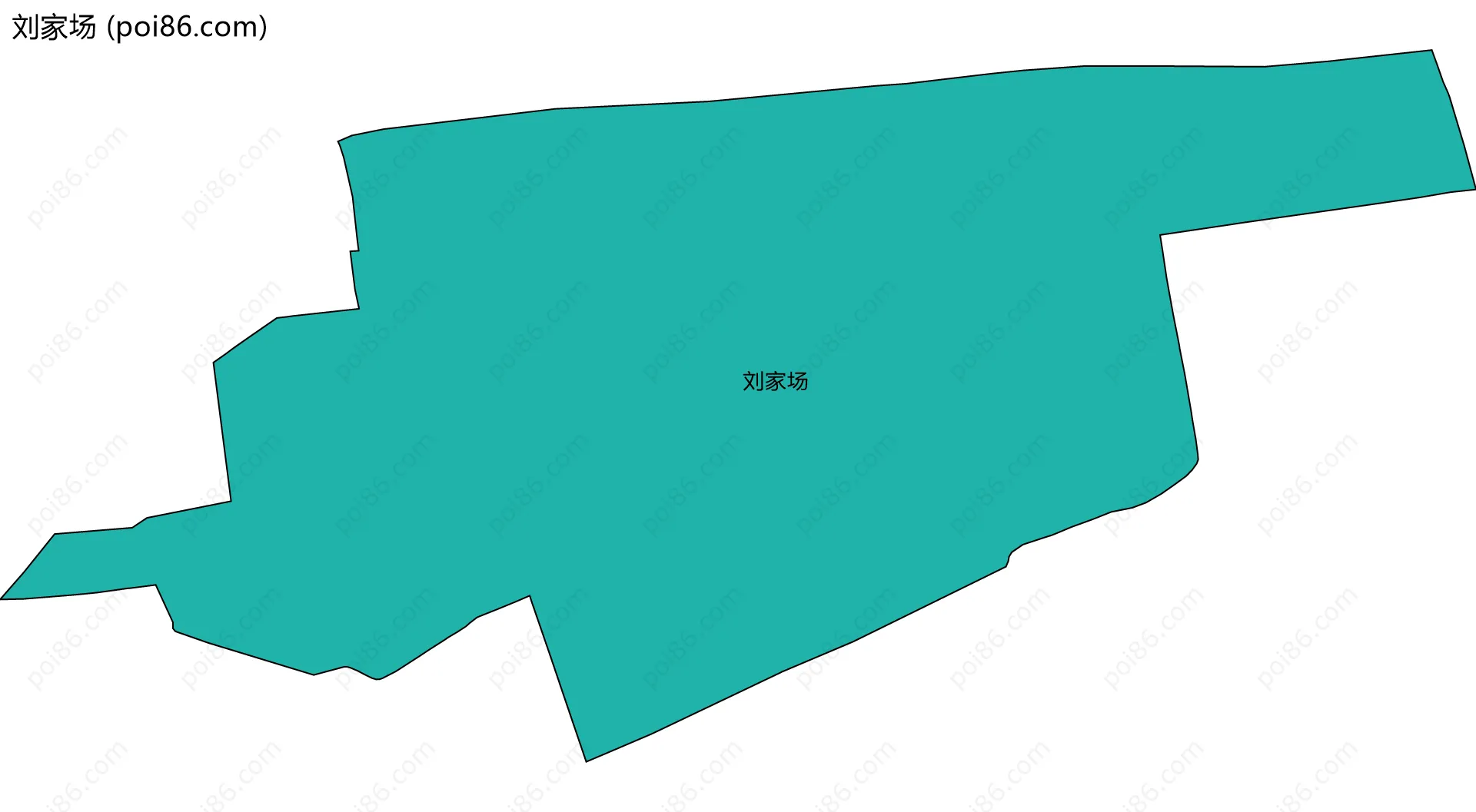 刘家场边界地图