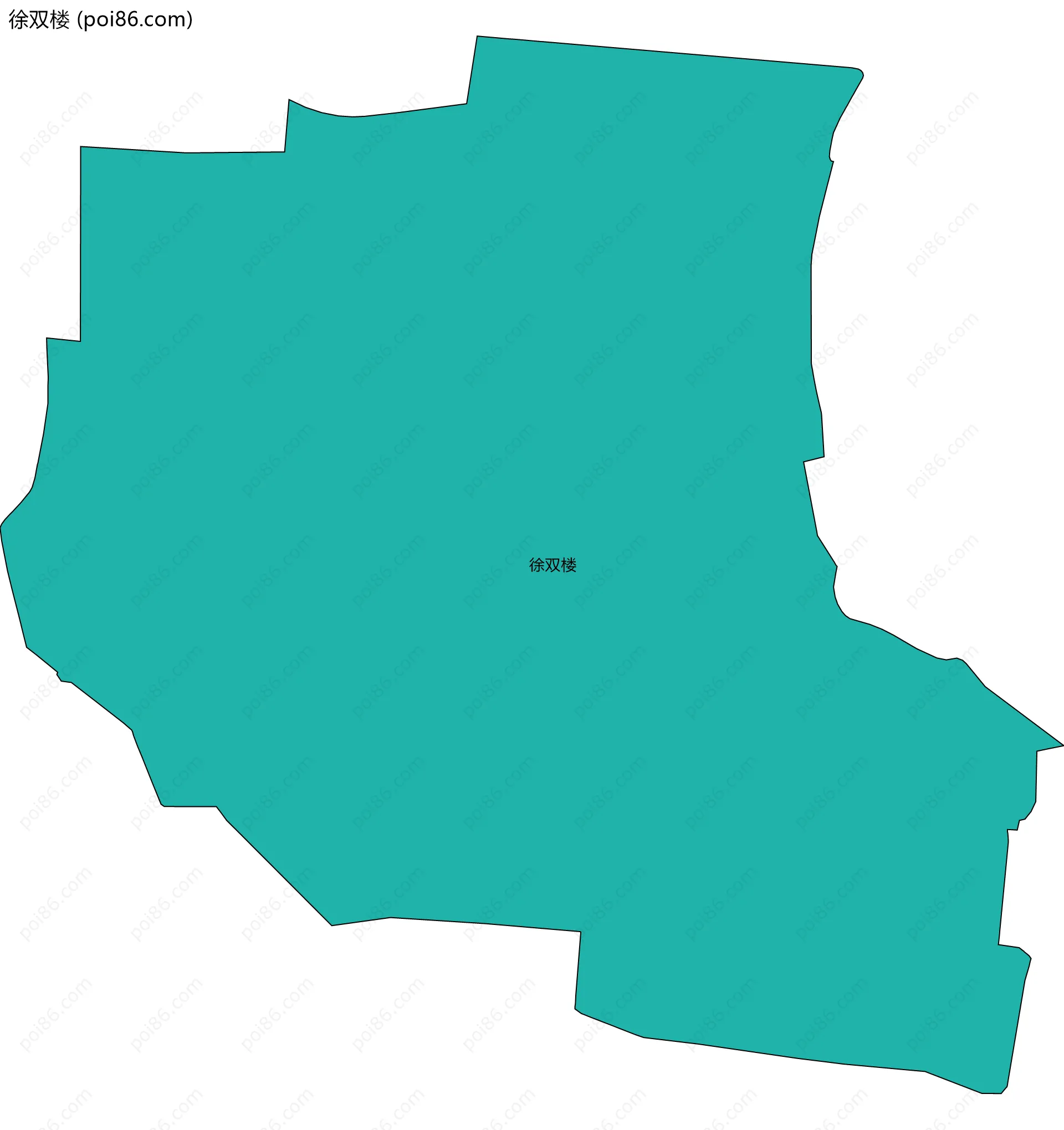 徐双楼边界地图