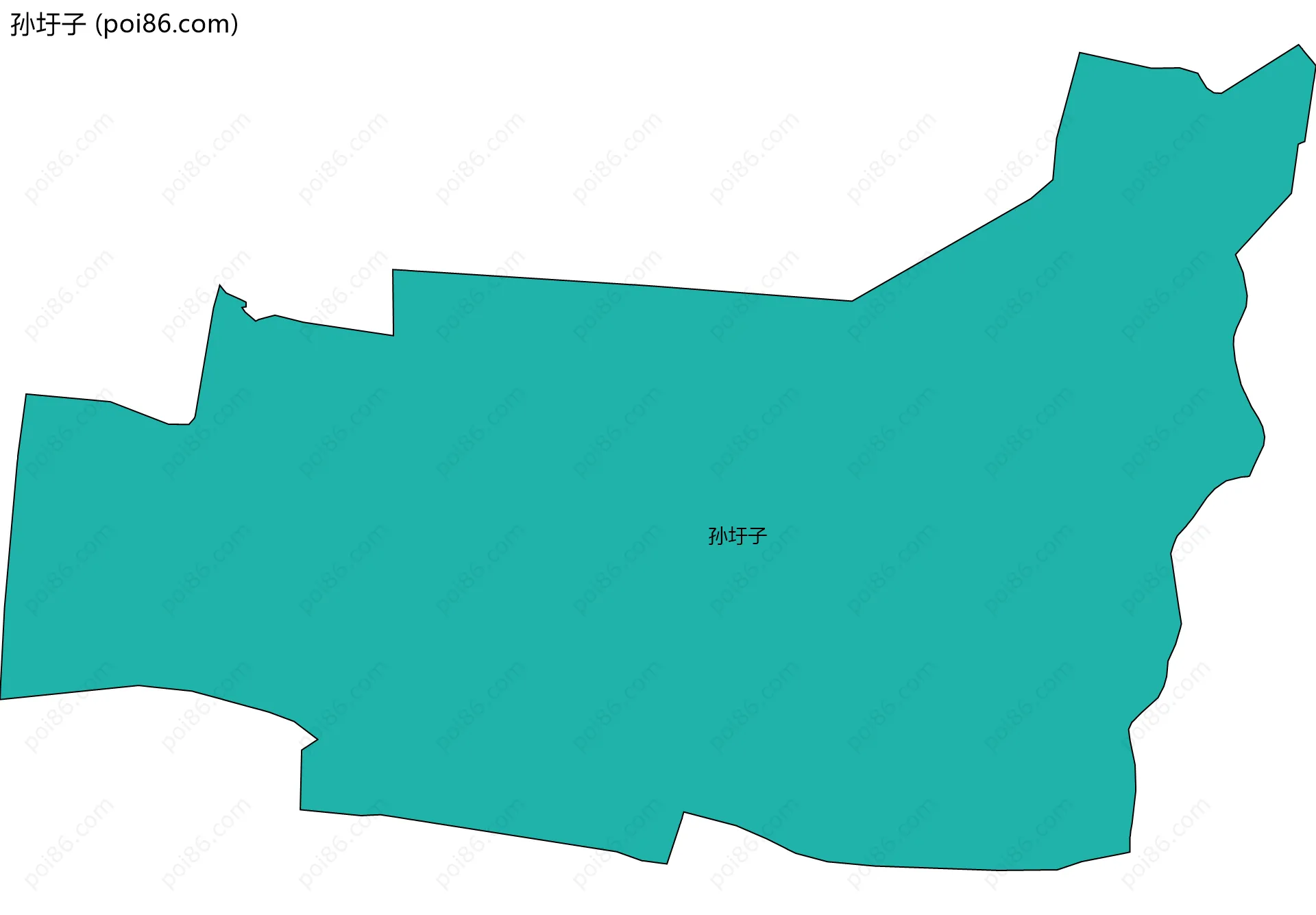 孙圩子边界地图
